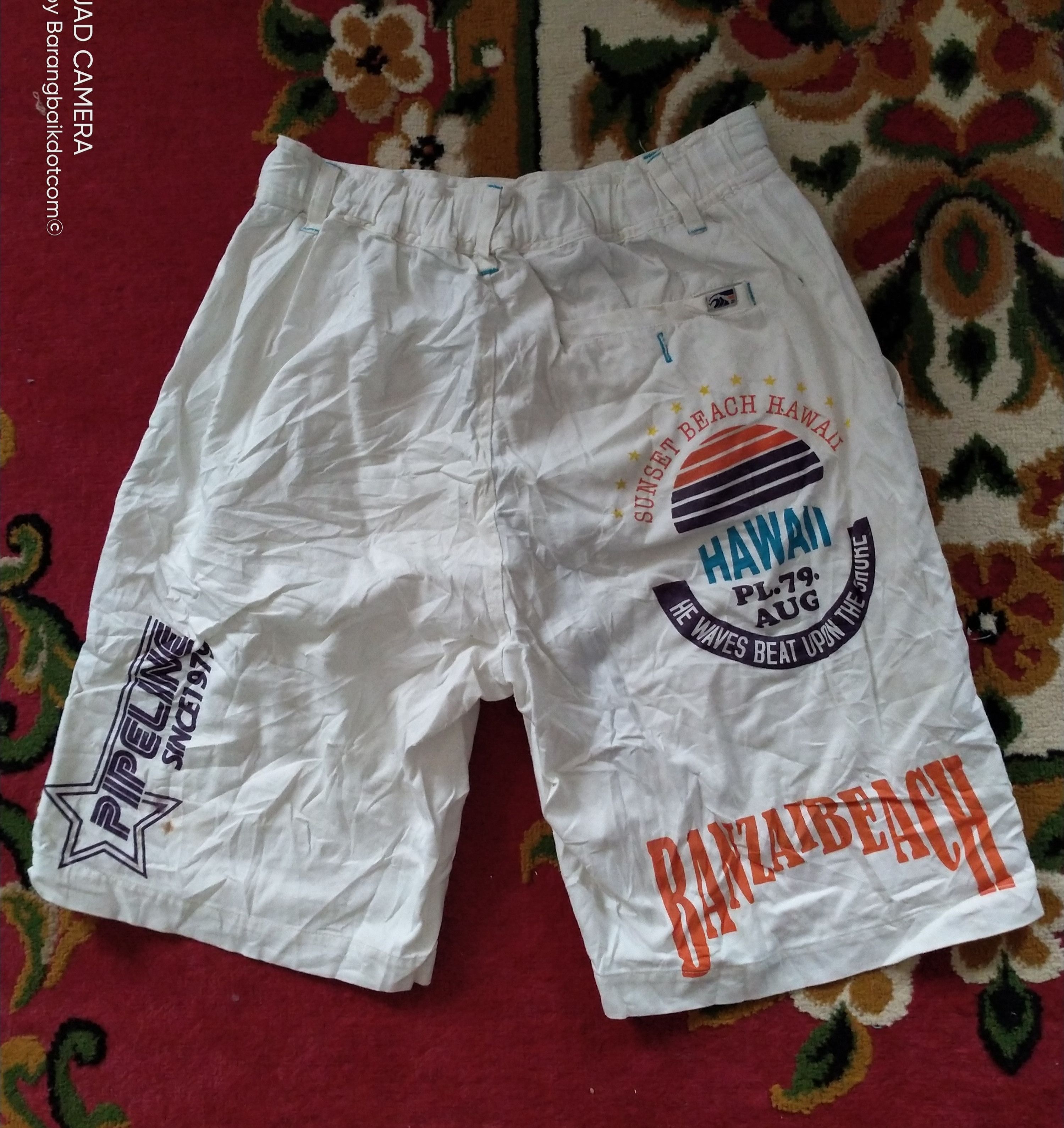 Urban Pipeline Pipeline Hawaii surf cotton short pants Size US 30 / EU 46 - 2 Thumbnail