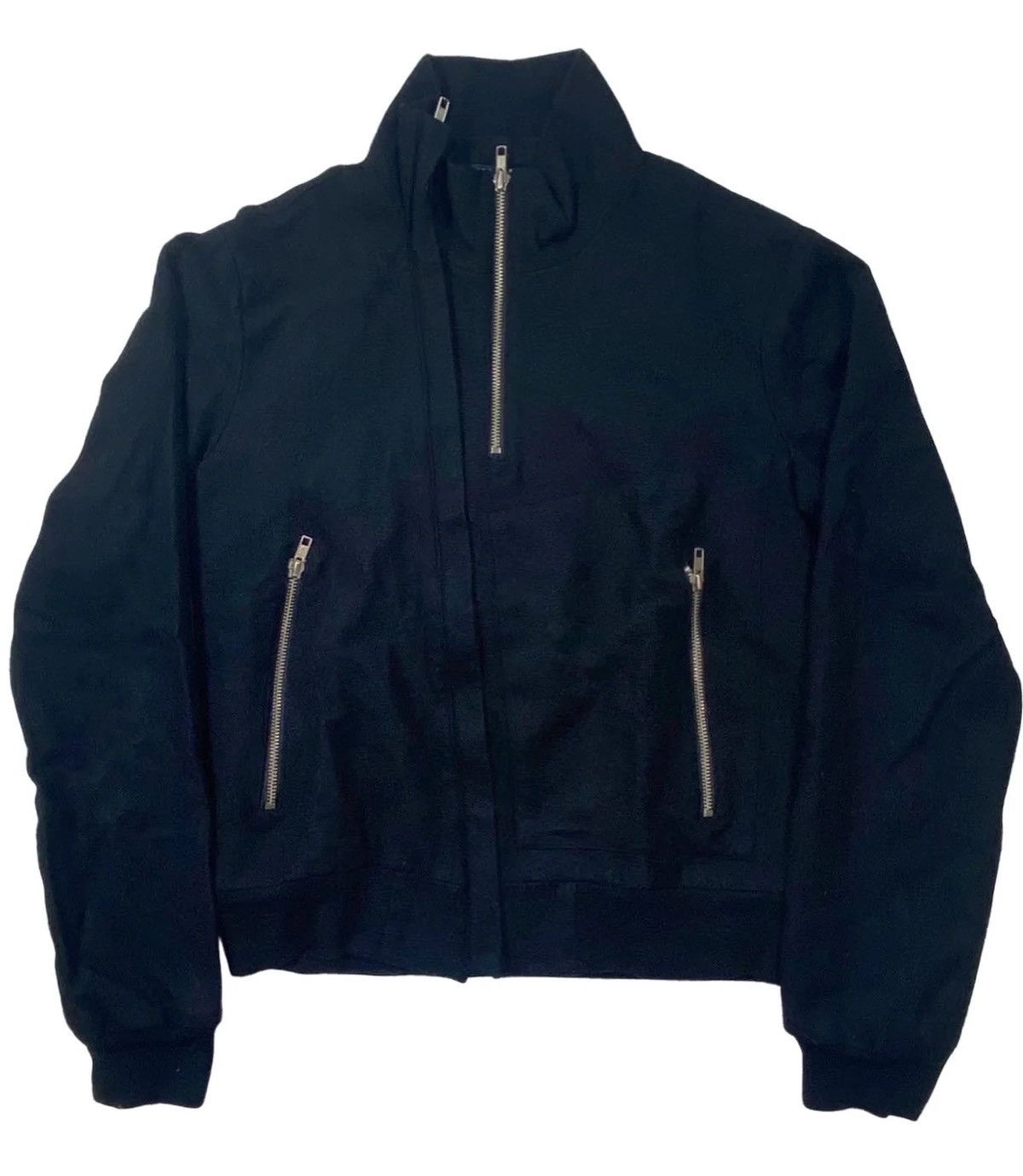 Raf Simons AW97-98 asymmetric zip jacket | Grailed