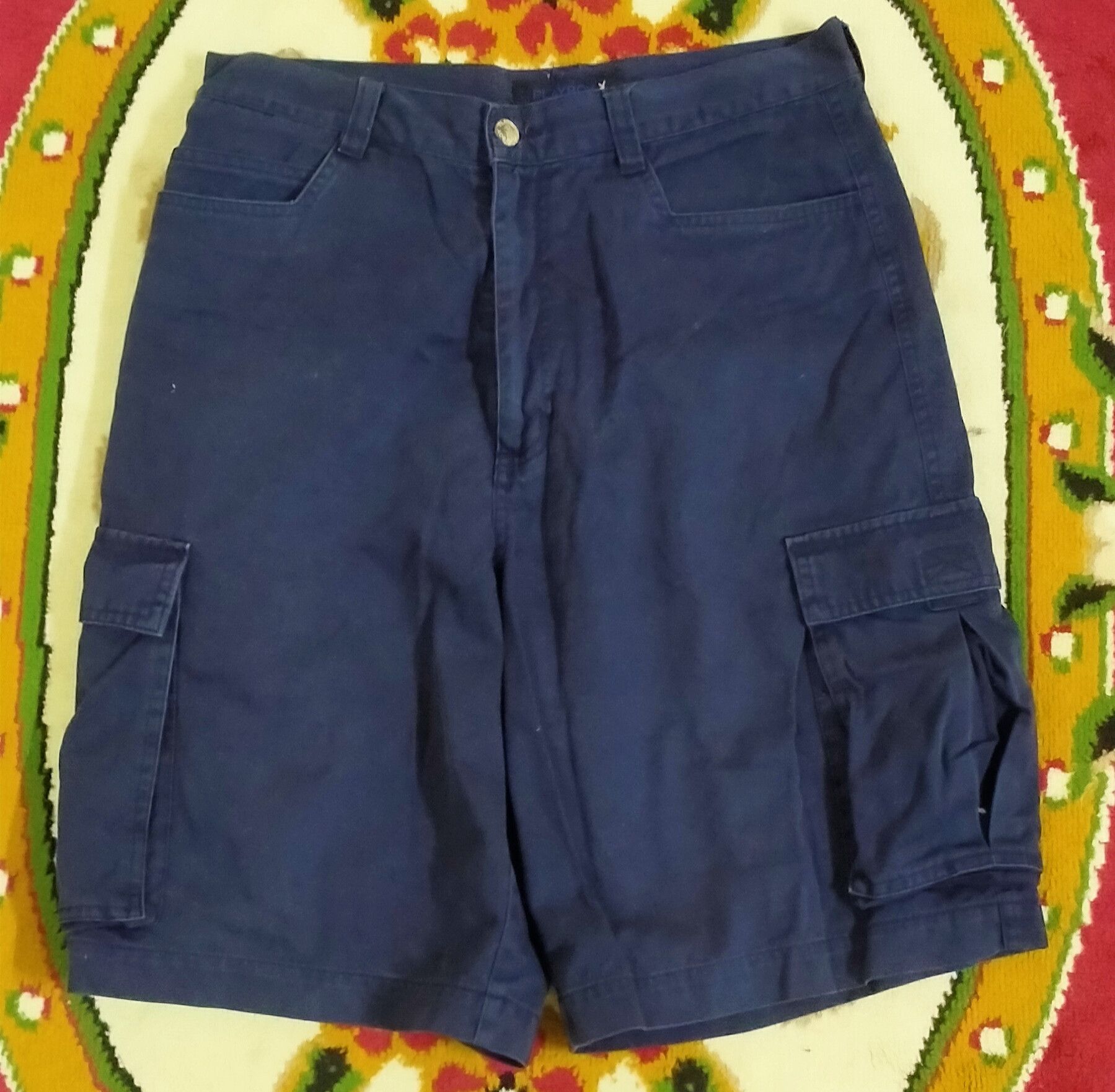 Playboy × Vintage Vintage 90s Playboy jeans side pocket cargo Size US 32 / EU 48 - 1 Thumbnail