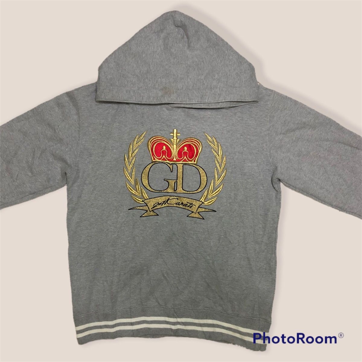 Japanese Brand × Vintage Japan 24 Karats Gold Diggers Sweatshirt Hoodie Size US L / EU 52-54 / 3 - 3 Thumbnail