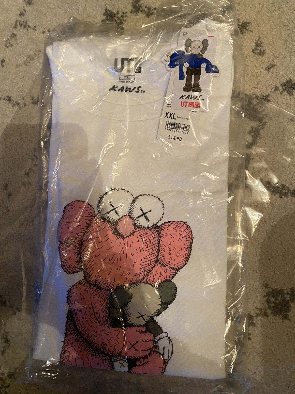 Kaws × Uniqlo Uniqlo x Kaws Pink BFF Tee White XXL Size US XXL / EU 58 / 5 - 1 Preview