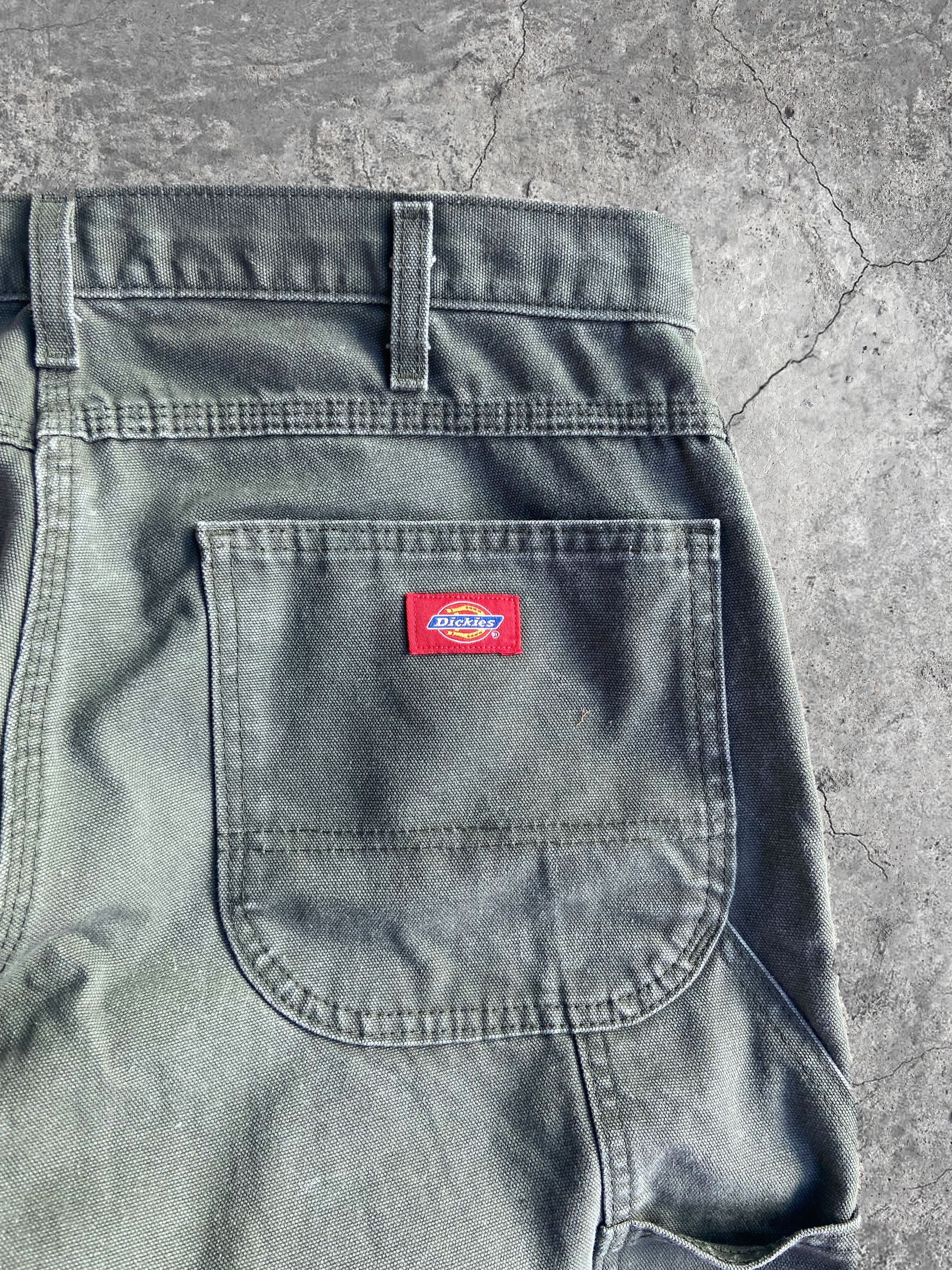 Dickies DICKIES Faded Green Carpenter Pants "32x32" Size US 33 - 19 Thumbnail