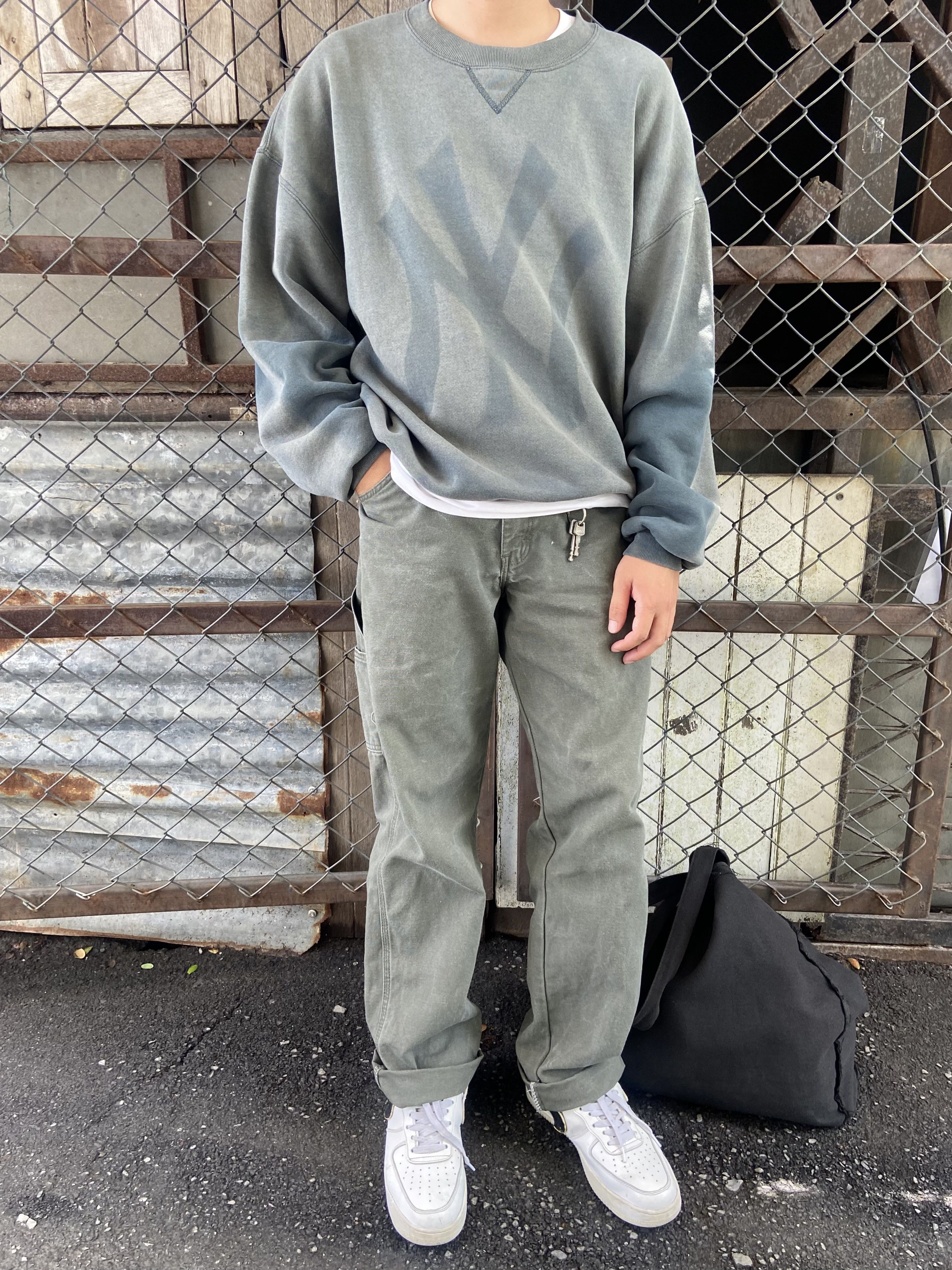 Dickies DICKIES Faded Green Carpenter Pants "32x32" Size US 33 - 7 Thumbnail