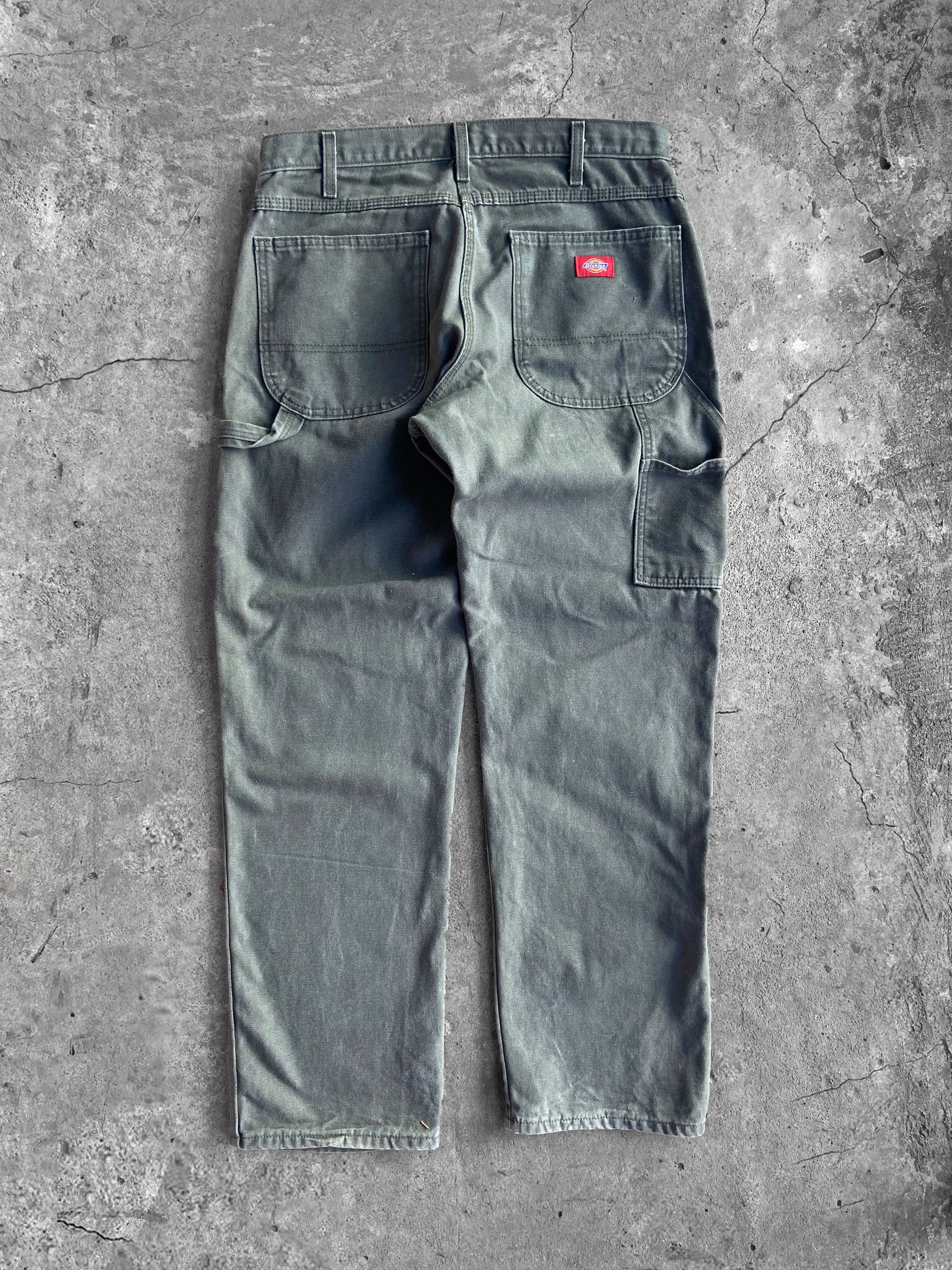 Dickies DICKIES Faded Green Carpenter Pants "32x32" Size US 33 - 10 Thumbnail