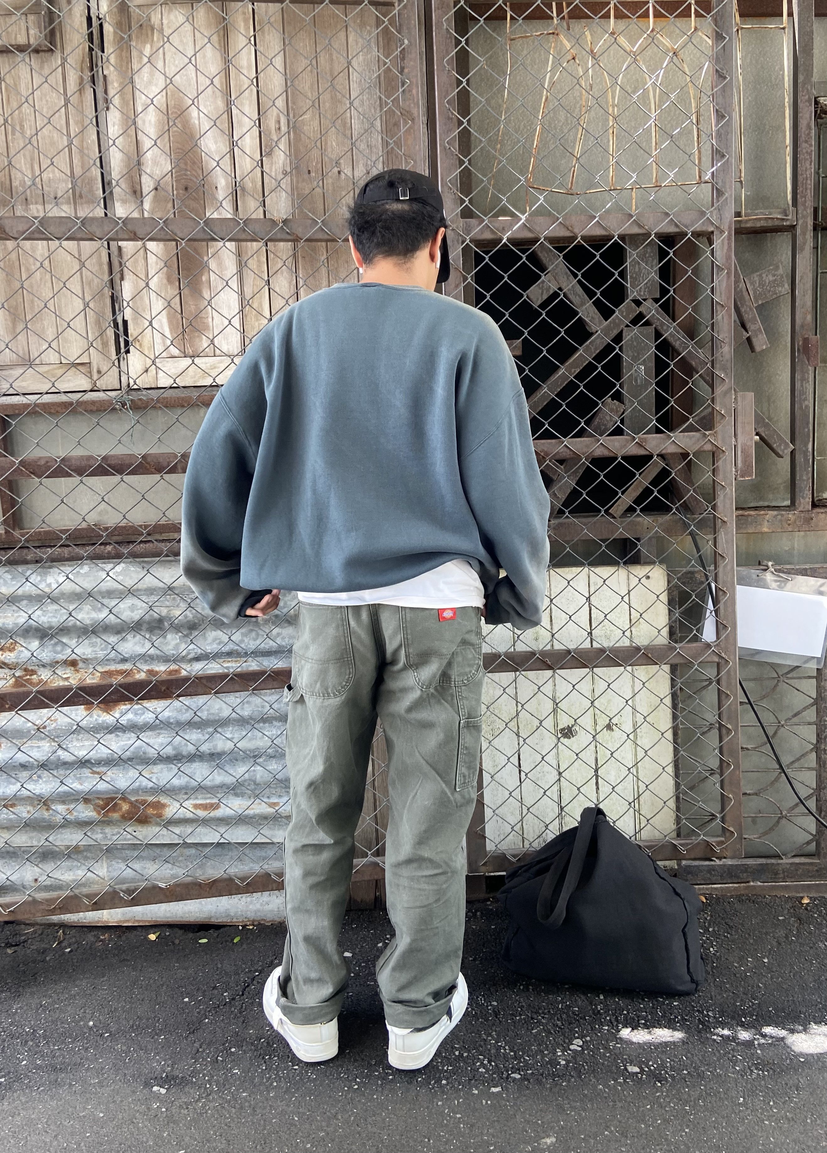 Dickies DICKIES Faded Green Carpenter Pants "32x32" Size US 33 - 11 Thumbnail