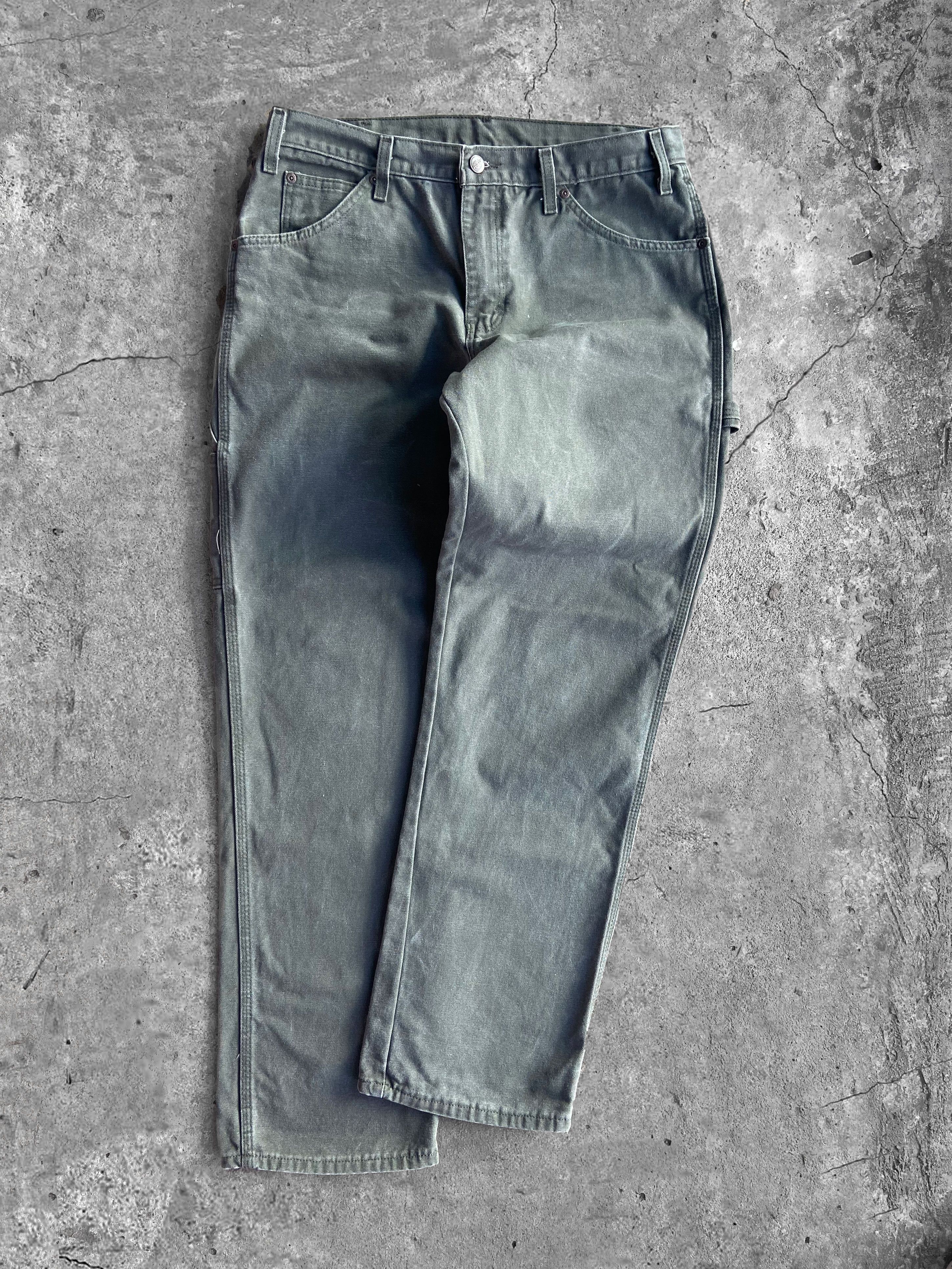 Dickies DICKIES Faded Green Carpenter Pants "32x32" Size US 33 - 5 Thumbnail