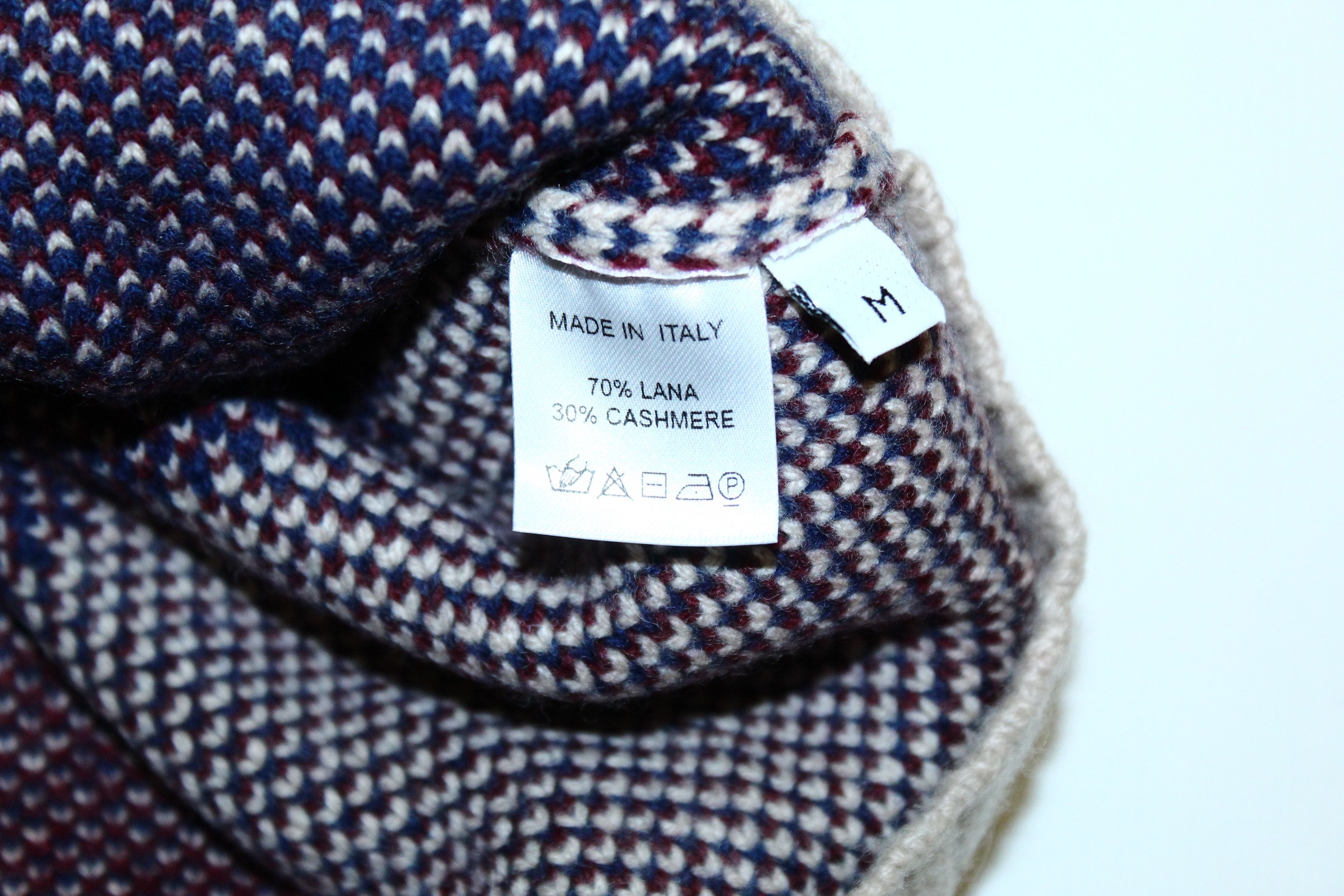 Japanese Brand A public announcement NY Jacquard Colorblock Crew Sweater Size US M / EU 48-50 / 2 - 6 Thumbnail