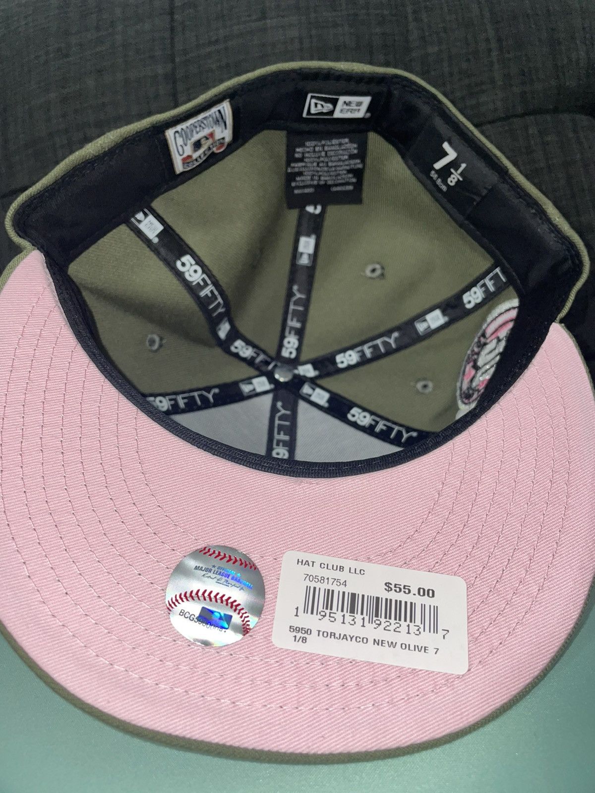 🍸 1/8 Hat Club Pink Martini Toronto Blue Jays Olive Pink