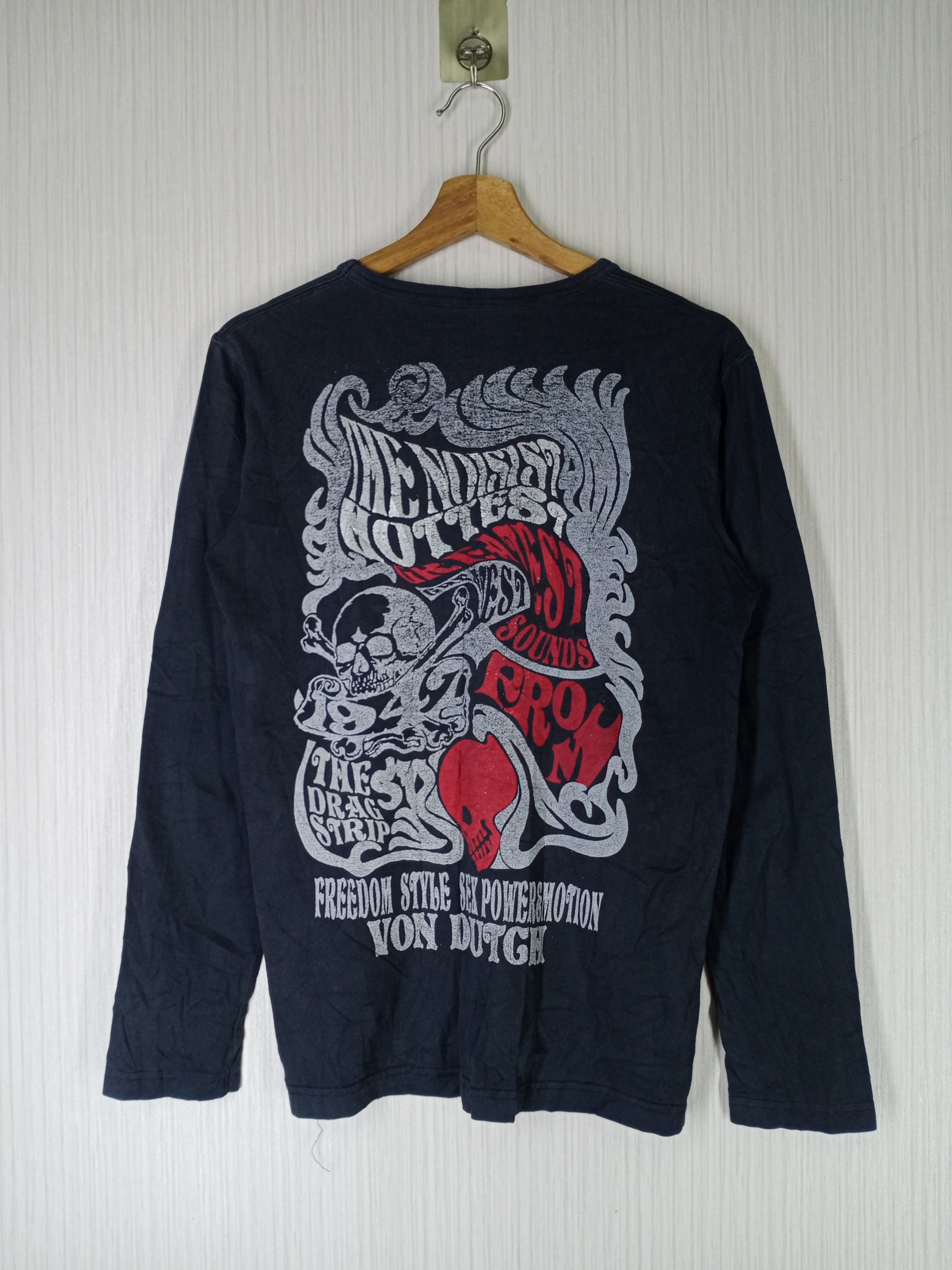 Von Dutch Rare Von Dutch Long Sleeve Tshirt Size US S / EU 44-46 / 1 - 1 Thumbnail