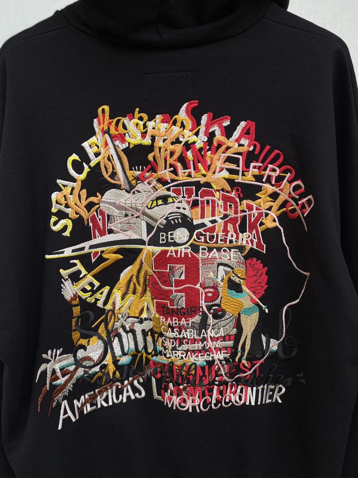 Doublet Pristine Oversize Black CHAOS embroidery hoodie by DOUBLET Size US L / EU 52-54 / 3 - 4 Thumbnail
