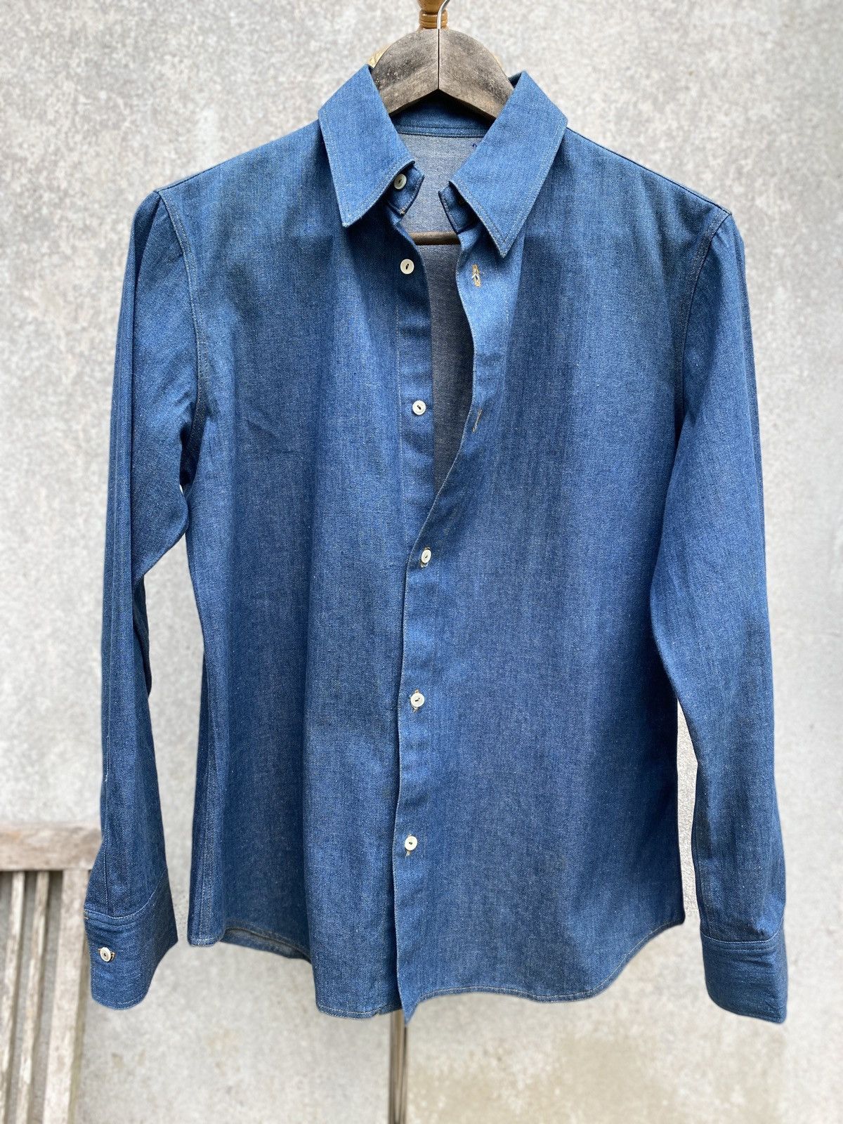 【Y's for men】90’s Y’s for men vintage Vintage Yohji Yamamoto Ys Men Button up Double Pocket Shirt