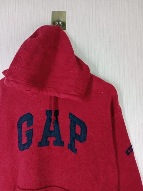 Gap Vintage Gap Embroidered Big Logo Hoodie Fleece Size US L / EU 52-54 / 3 - 2 Thumbnail