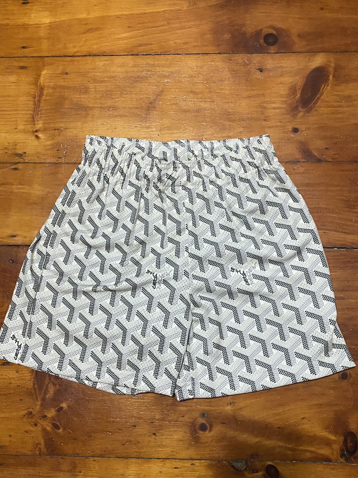 Bravest Studio Mens Shorts Size XXL Goyard Print Brand New With