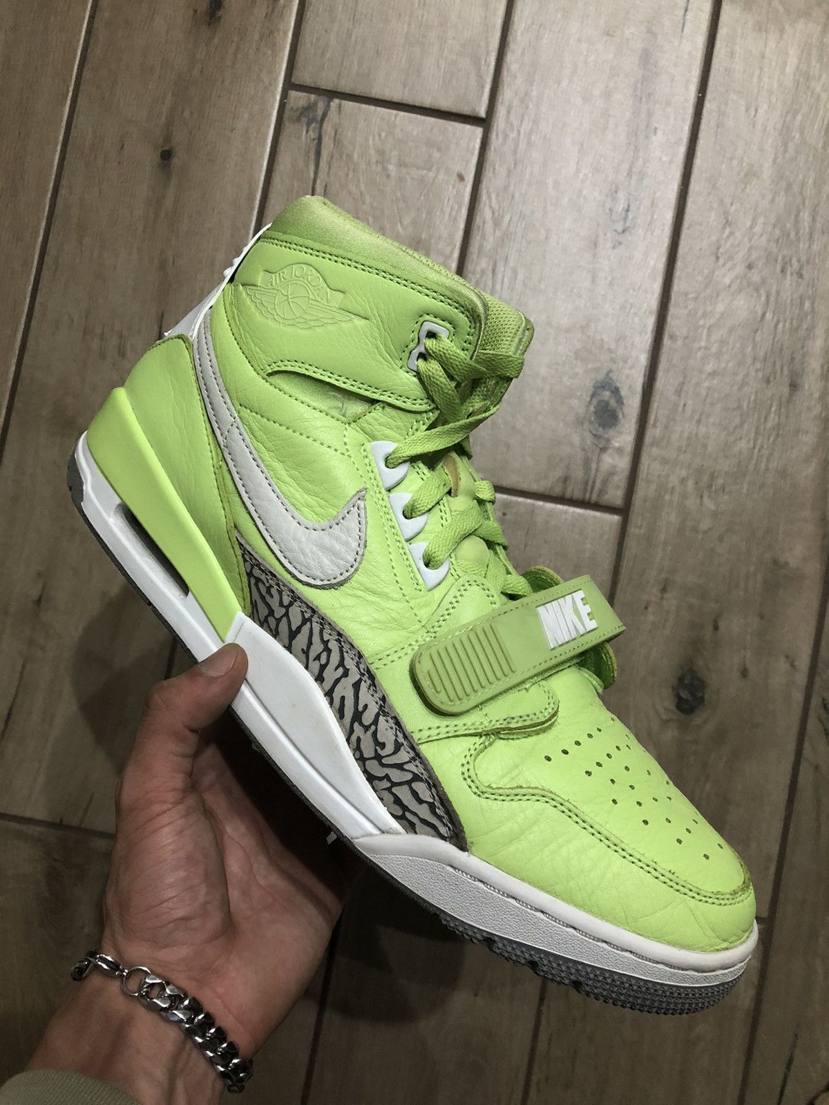 Jordan Brand Just Don x Jordan Legacy 312 Ghost Green 2018 | Grailed