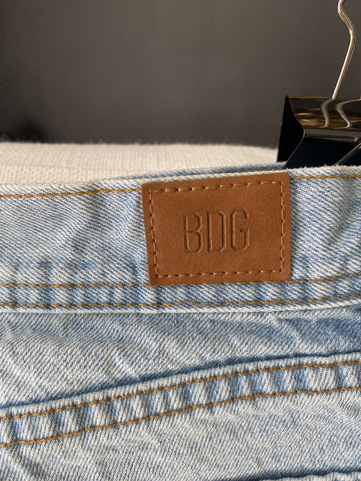 Bdg BDG Sun Washed Blue Denim Dad Fit Jeans Size US 29 - 6 Thumbnail