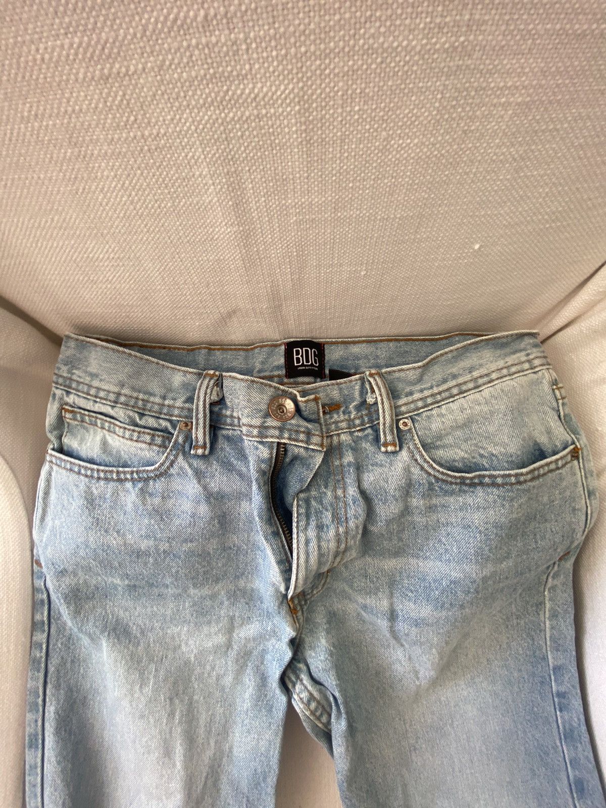 Bdg BDG Sun Washed Blue Denim Dad Fit Jeans Size US 29 - 7 Thumbnail