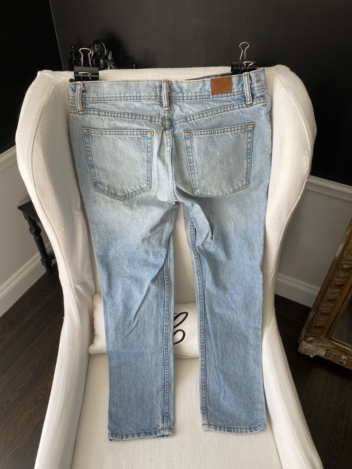 Bdg BDG Sun Washed Blue Denim Dad Fit Jeans Size US 29 - 3 Thumbnail