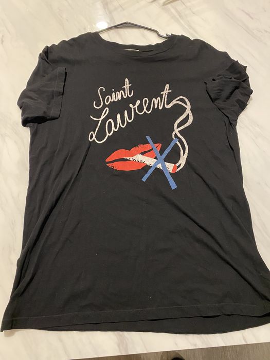 Saint Laurent Paris YSL no smoking t shirt Grailed