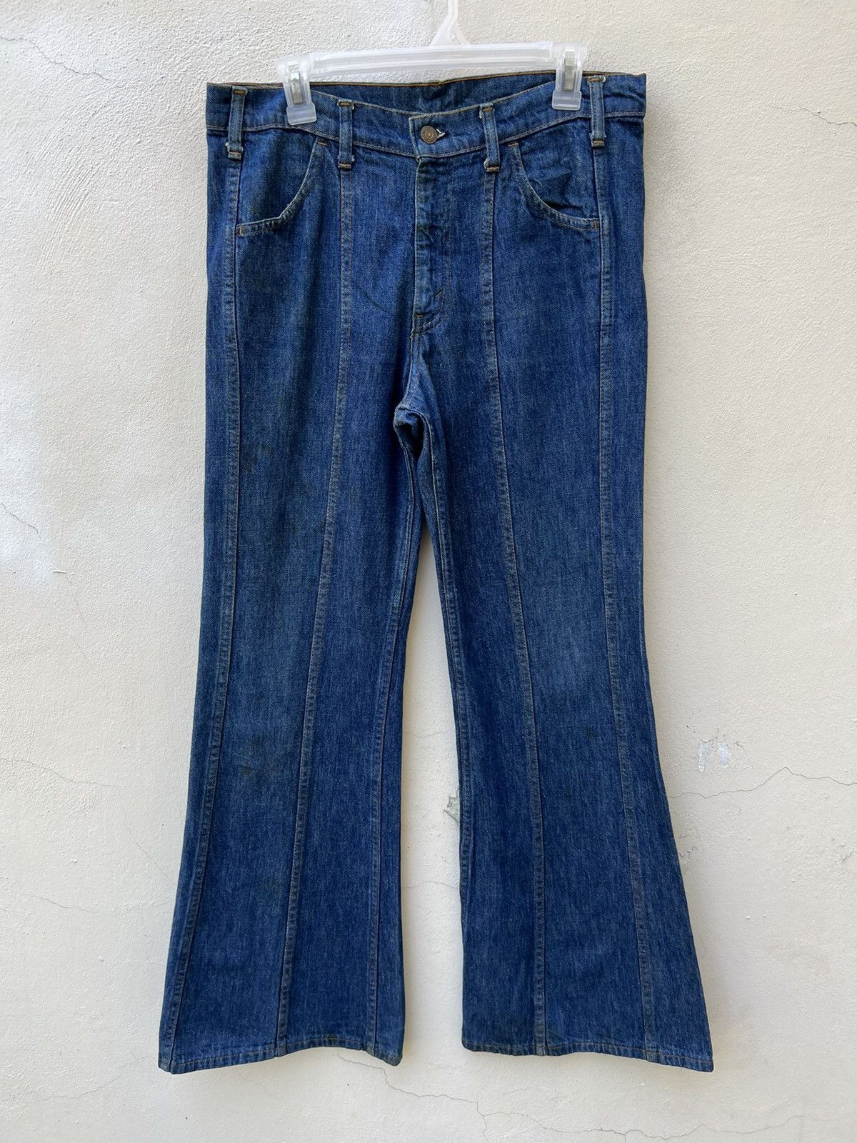 Levi's 70s Levi’s Orange Tab Talon 42 Panelled Bootcut Jeans Size US 32 / EU 48 - 6 Thumbnail