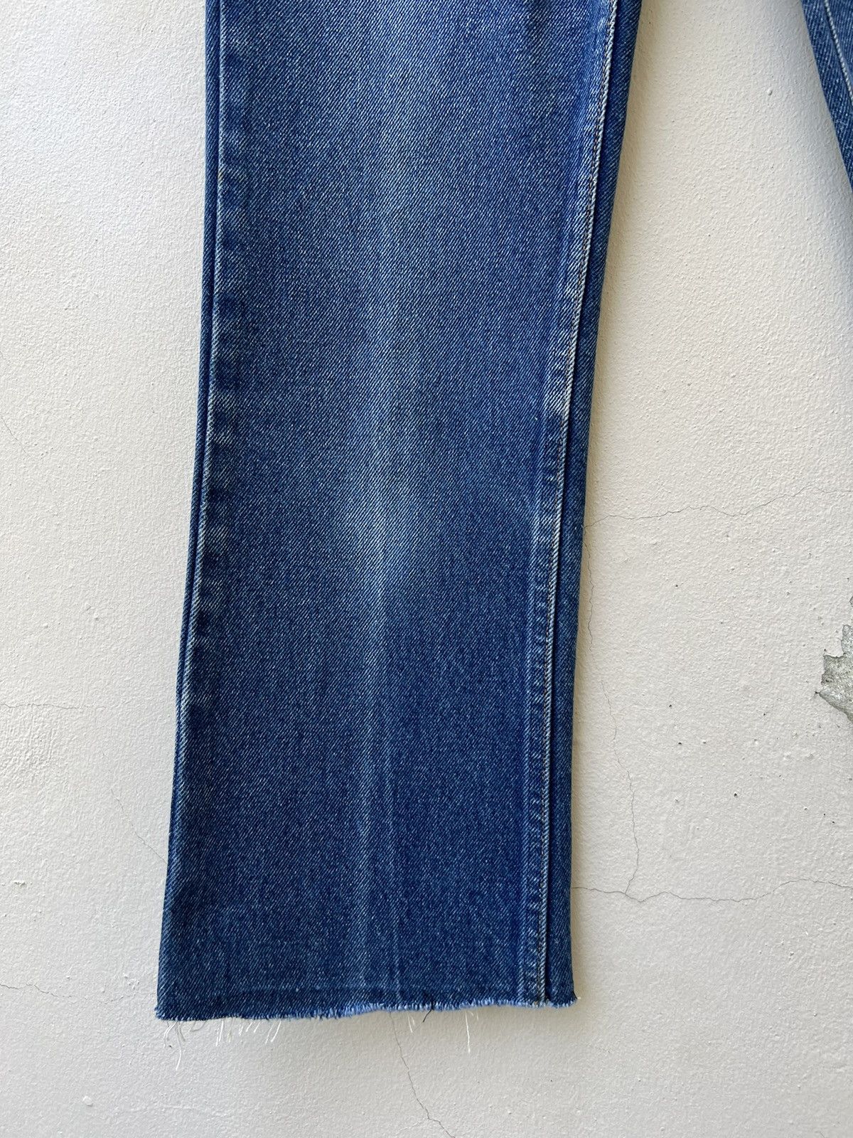 Levi's × Vintage 80s Levi’s 517 Orange Tab Cropped Denim Flare Jeans R1 Size US 29 - 5 Thumbnail
