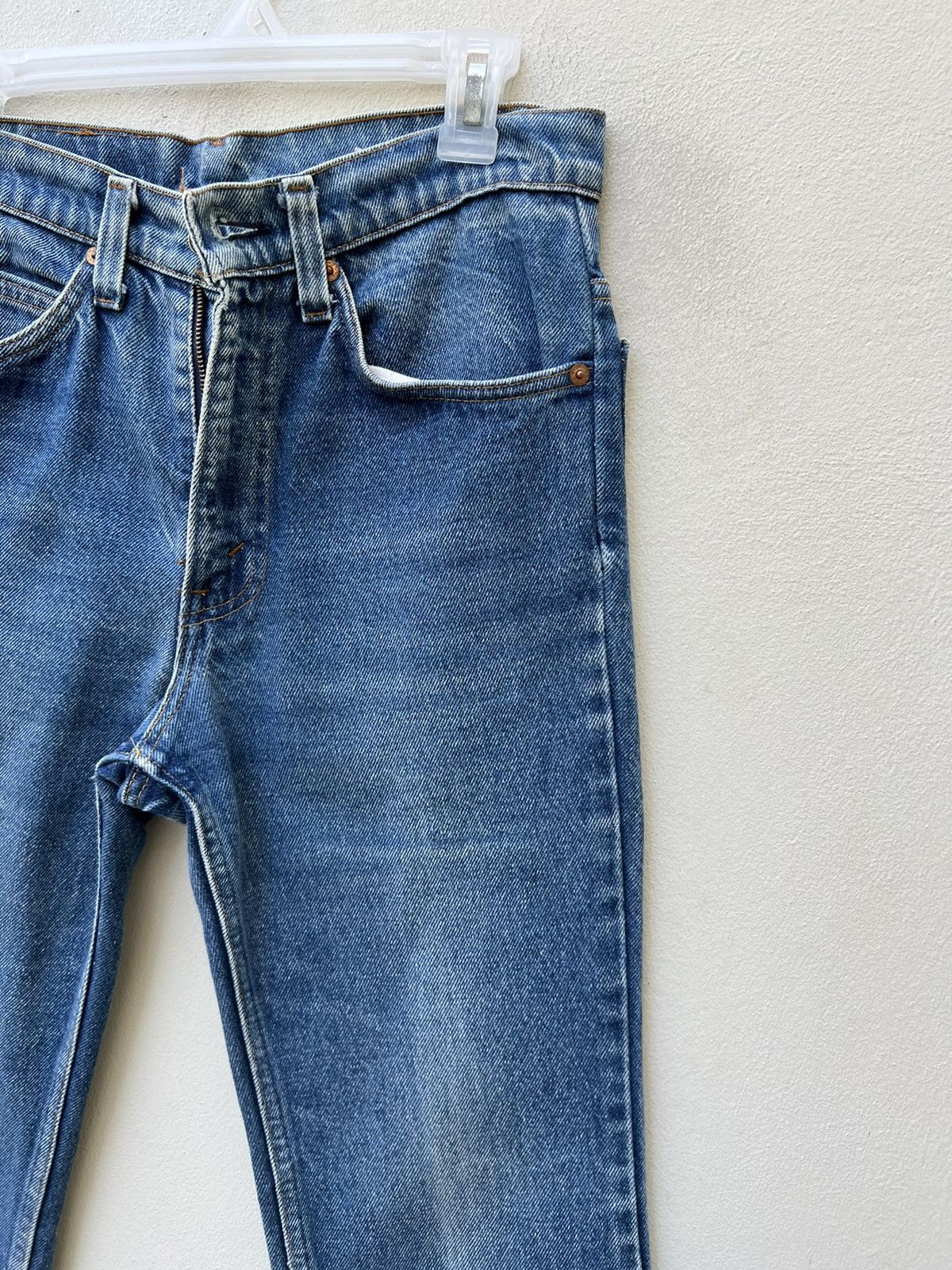 Levi's × Vintage 80s Levi’s 517 Orange Tab Cropped Denim Flare Jeans R1 Size US 29 - 6 Thumbnail