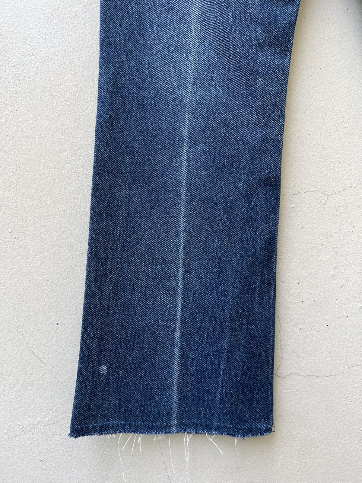 Levi's × Vintage 80s Levi’s 517 Orange Tab Cropped Denim Flare Jeans R1 Size US 29 - 11 Thumbnail