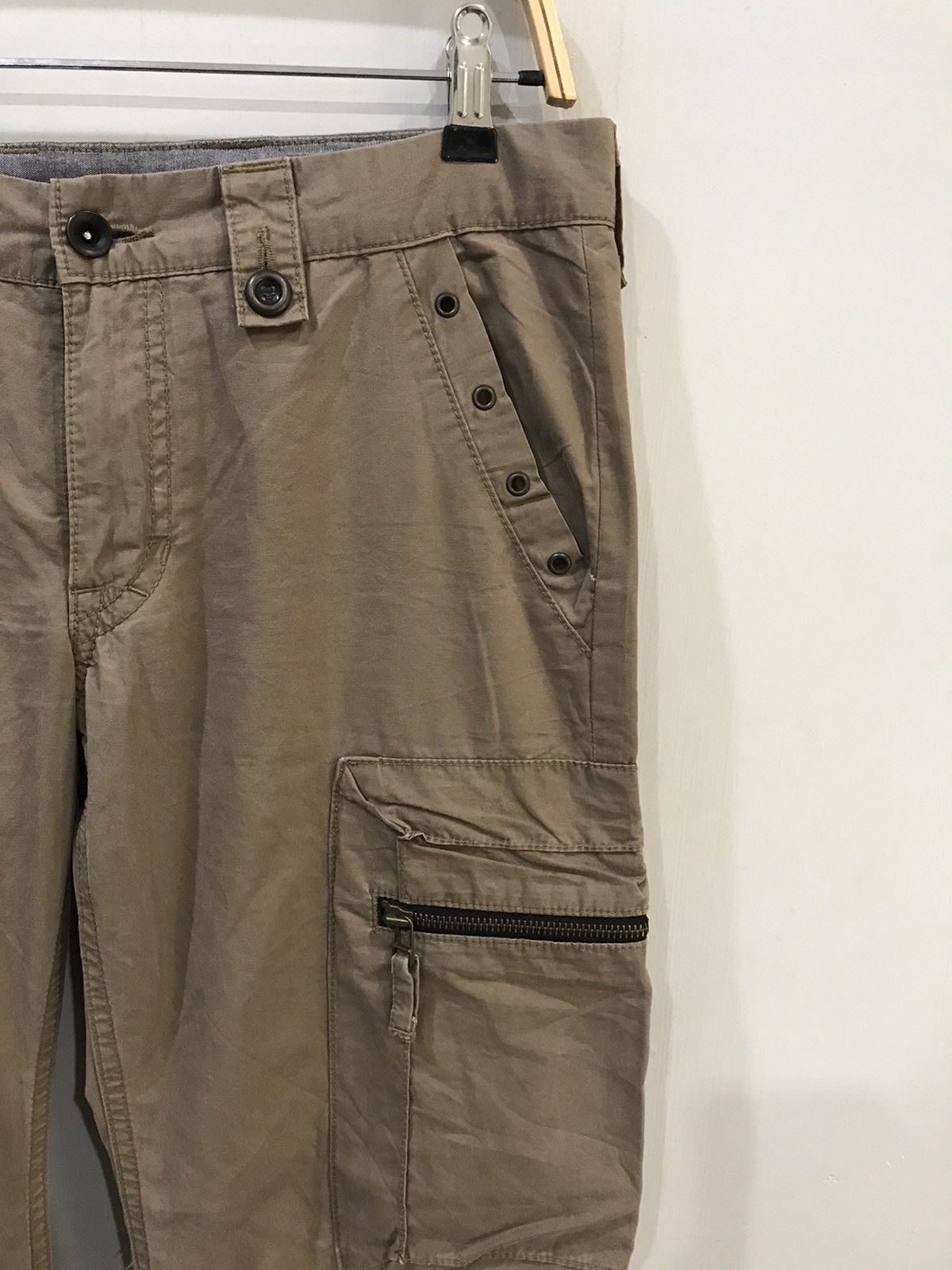 Japanese Brand 💥BAGGY💥 surplus Military Archival Parachute Cargo Pant Size US 31 - 2 Thumbnail