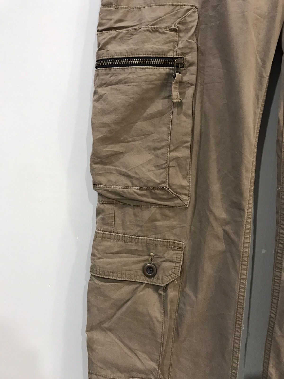 Japanese Brand 💥BAGGY💥 surplus Military Archival Parachute Cargo Pant Size US 31 - 5 Thumbnail