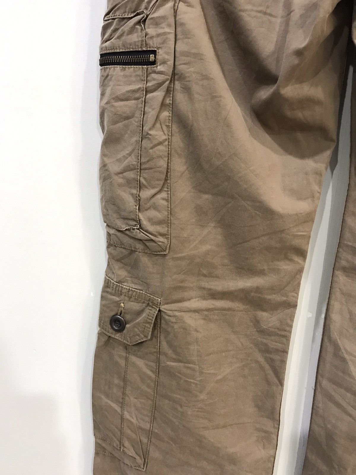 Japanese Brand 💥BAGGY💥 surplus Military Archival Parachute Cargo Pant Size US 31 - 12 Thumbnail