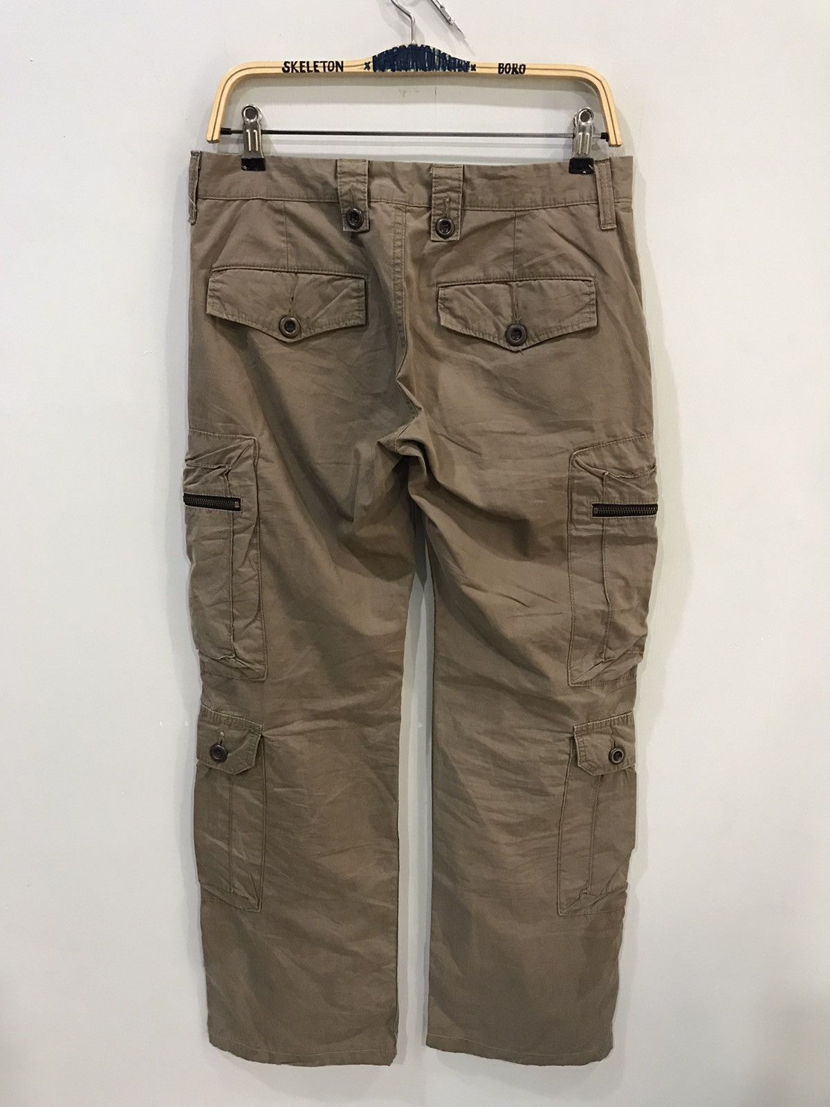 Japanese Brand 💥BAGGY💥 surplus Military Archival Parachute Cargo Pant Size US 31 - 8 Thumbnail