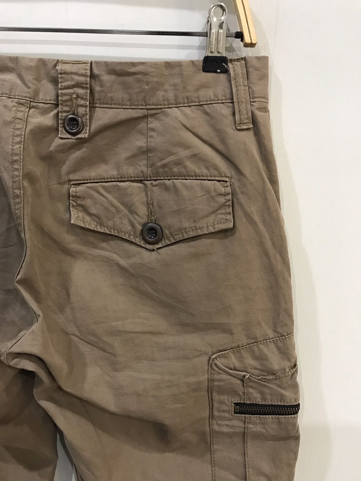 Japanese Brand 💥BAGGY💥 surplus Military Archival Parachute Cargo Pant Size US 31 - 9 Thumbnail
