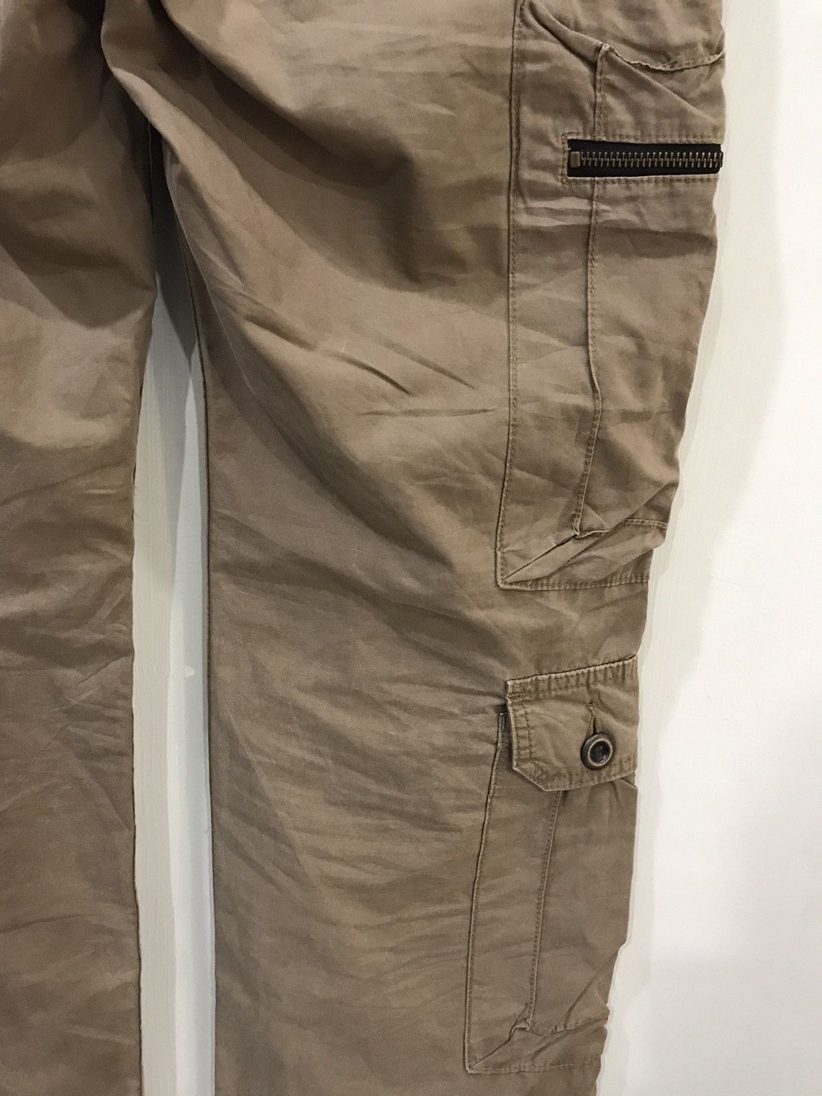 Japanese Brand 💥BAGGY💥 surplus Military Archival Parachute Cargo Pant Size US 31 - 11 Thumbnail