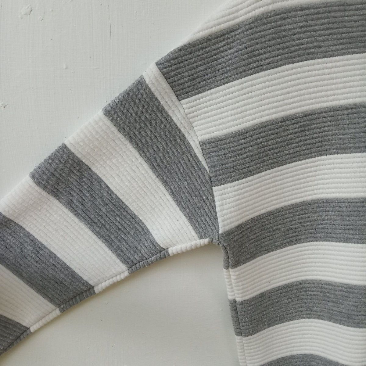 Designer × Hiroko Koshino Homme HK works London Koshino stripes sweatshirt quarter zip up Size M / US 6-8 / IT 42-44 - 4 Thumbnail