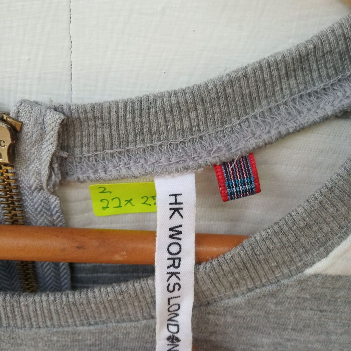 Designer × Hiroko Koshino Homme HK works London Koshino stripes sweatshirt quarter zip up Size M / US 6-8 / IT 42-44 - 6 Thumbnail