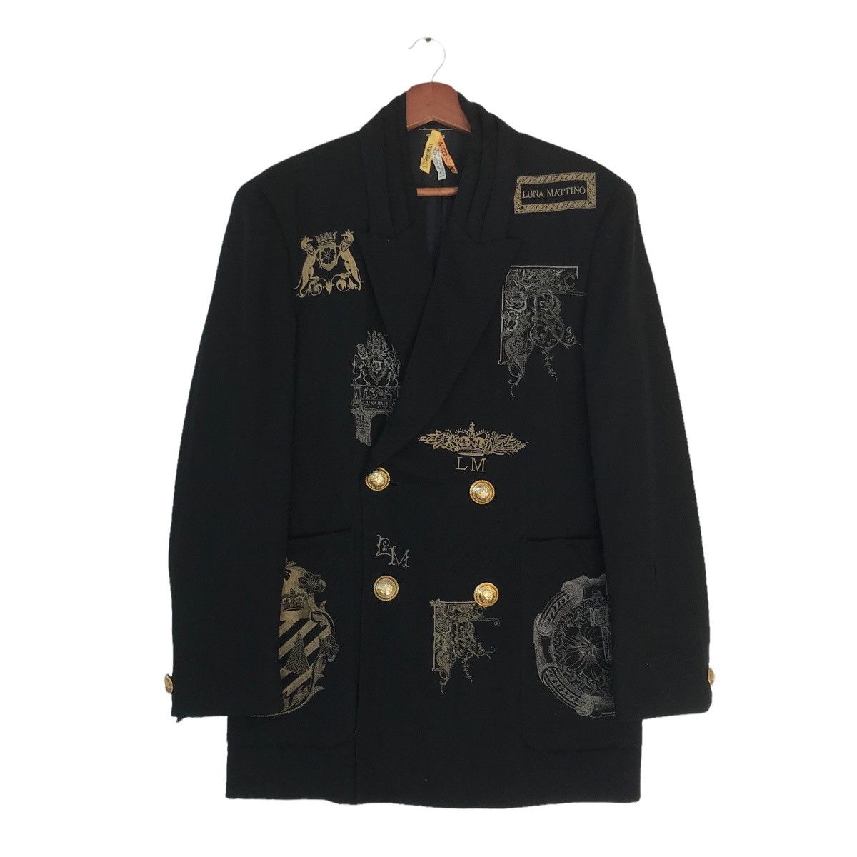 ジャケット・アウター Luna Matino tailored jacket LUNA MATTINO ルナマティーノ テーラードジャケット 総柄