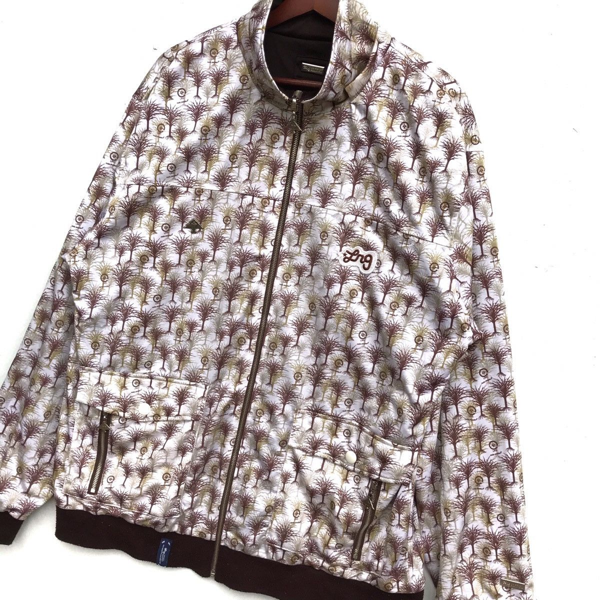 LRG Vintage LRG Full Print Trees riversible Zipper Sweatshirt Size US L / EU 52-54 / 3 - 3 Thumbnail