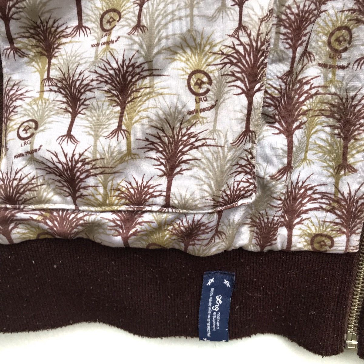 LRG Vintage LRG Full Print Trees riversible Zipper Sweatshirt Size US L / EU 52-54 / 3 - 6 Thumbnail