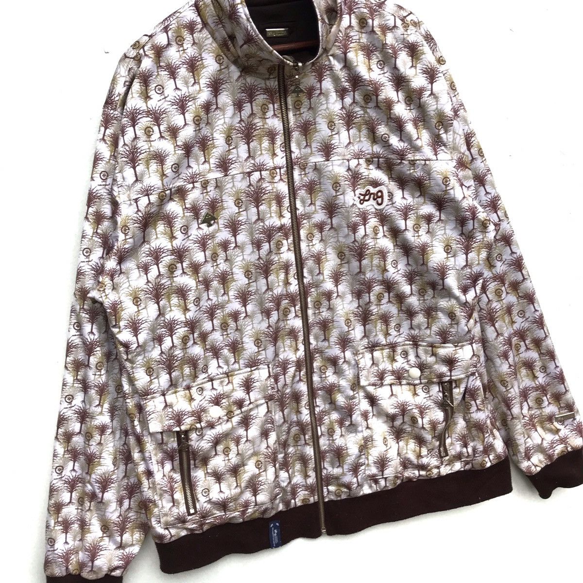 LRG Vintage LRG Full Print Trees riversible Zipper Sweatshirt Size US L / EU 52-54 / 3 - 2 Thumbnail