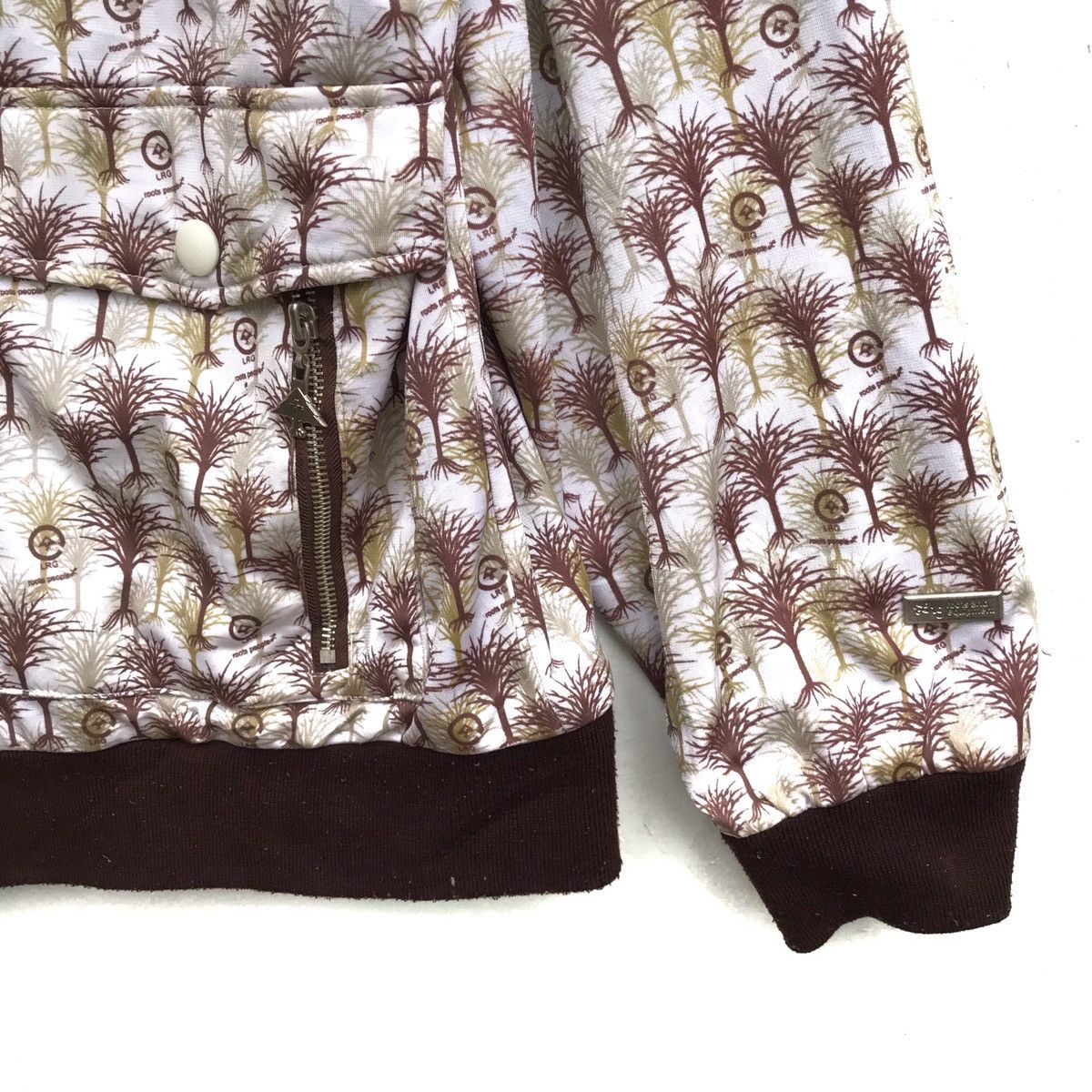 LRG Vintage LRG Full Print Trees riversible Zipper Sweatshirt Size US L / EU 52-54 / 3 - 5 Thumbnail
