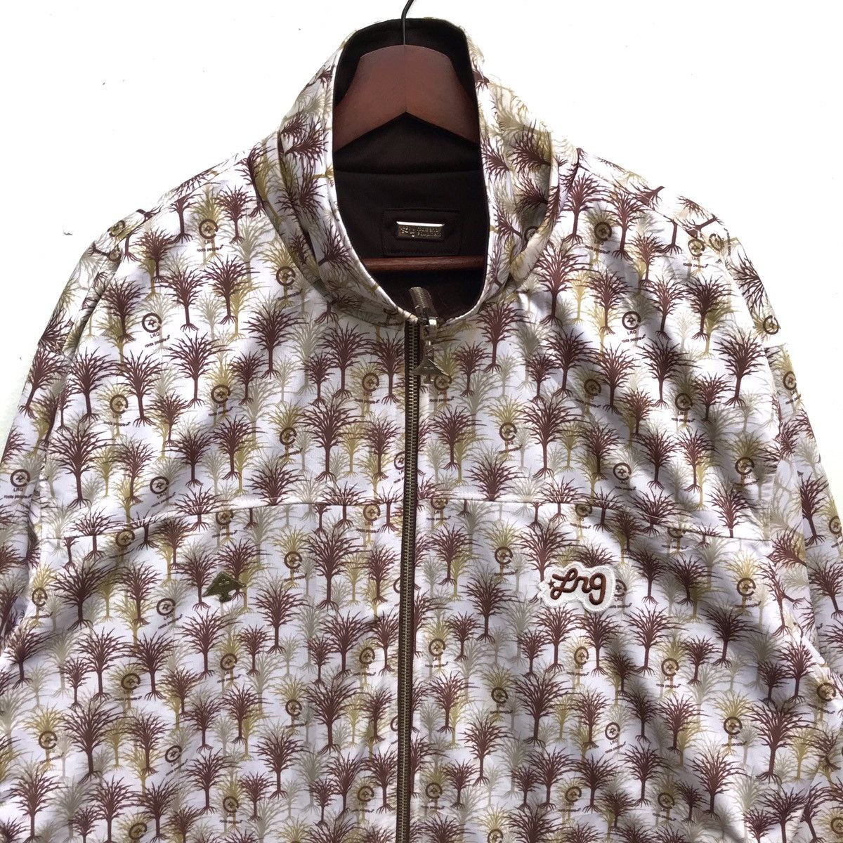 LRG Vintage LRG Full Print Trees riversible Zipper Sweatshirt Size US L / EU 52-54 / 3 - 4 Thumbnail