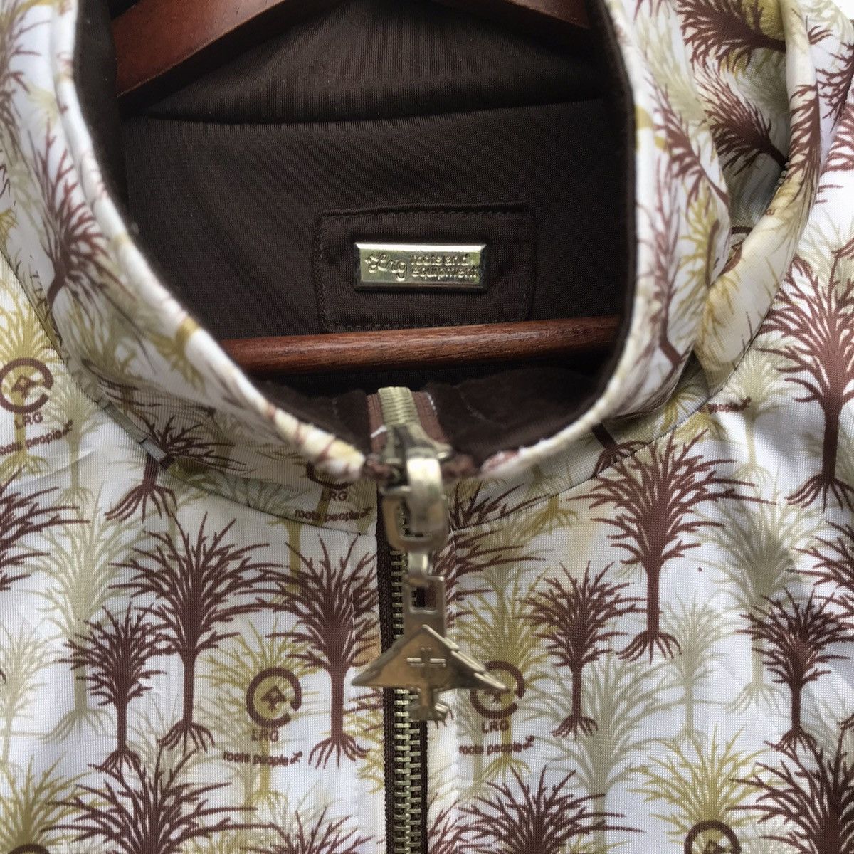 LRG Vintage LRG Full Print Trees riversible Zipper Sweatshirt Size US L / EU 52-54 / 3 - 7 Thumbnail