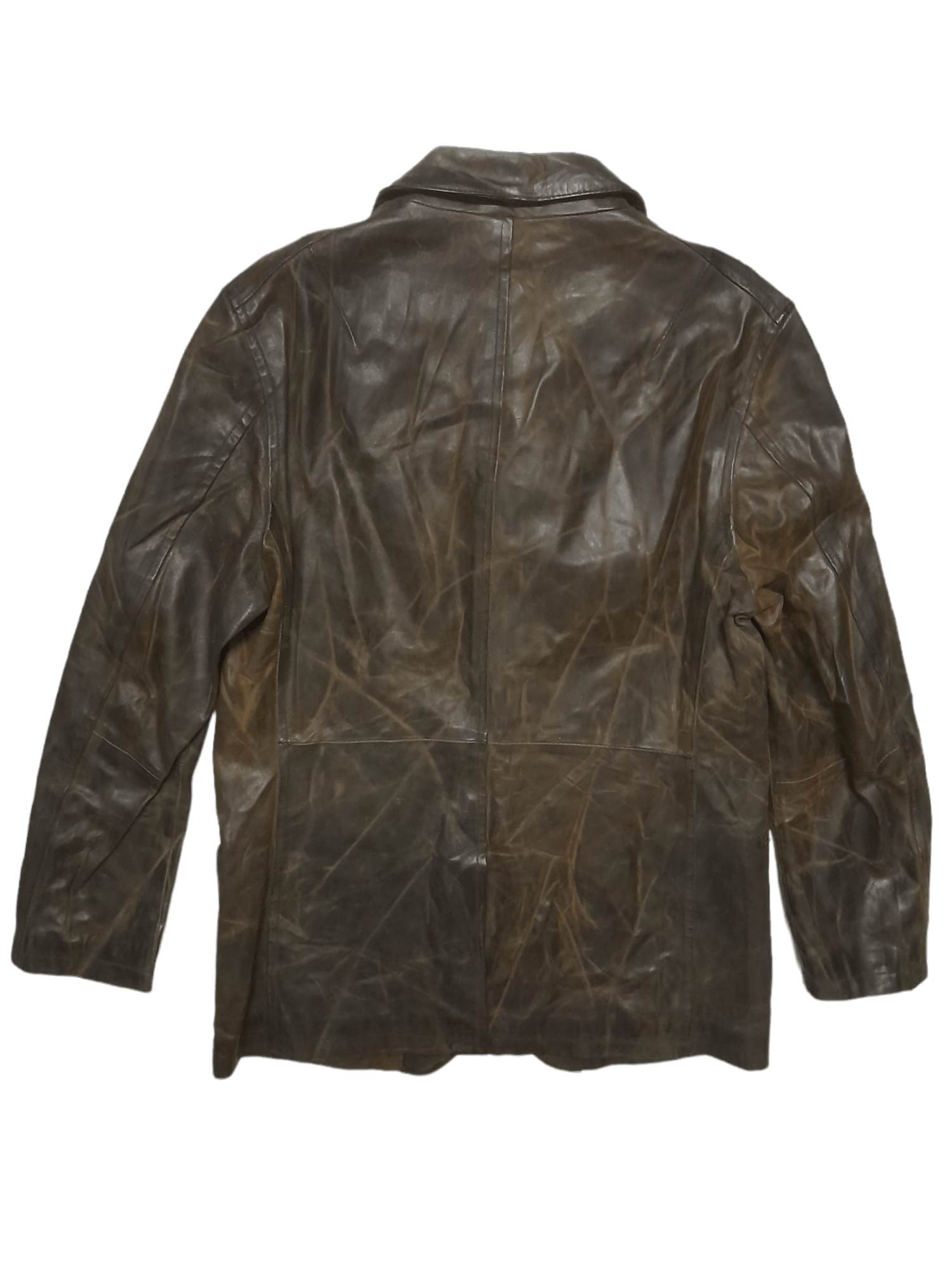 Alexander Julian × Designer AJ Deisgner Alexander Julian Leather Art Mid Jacket (E233) Size US M / EU 48-50 / 2 - 3 Thumbnail