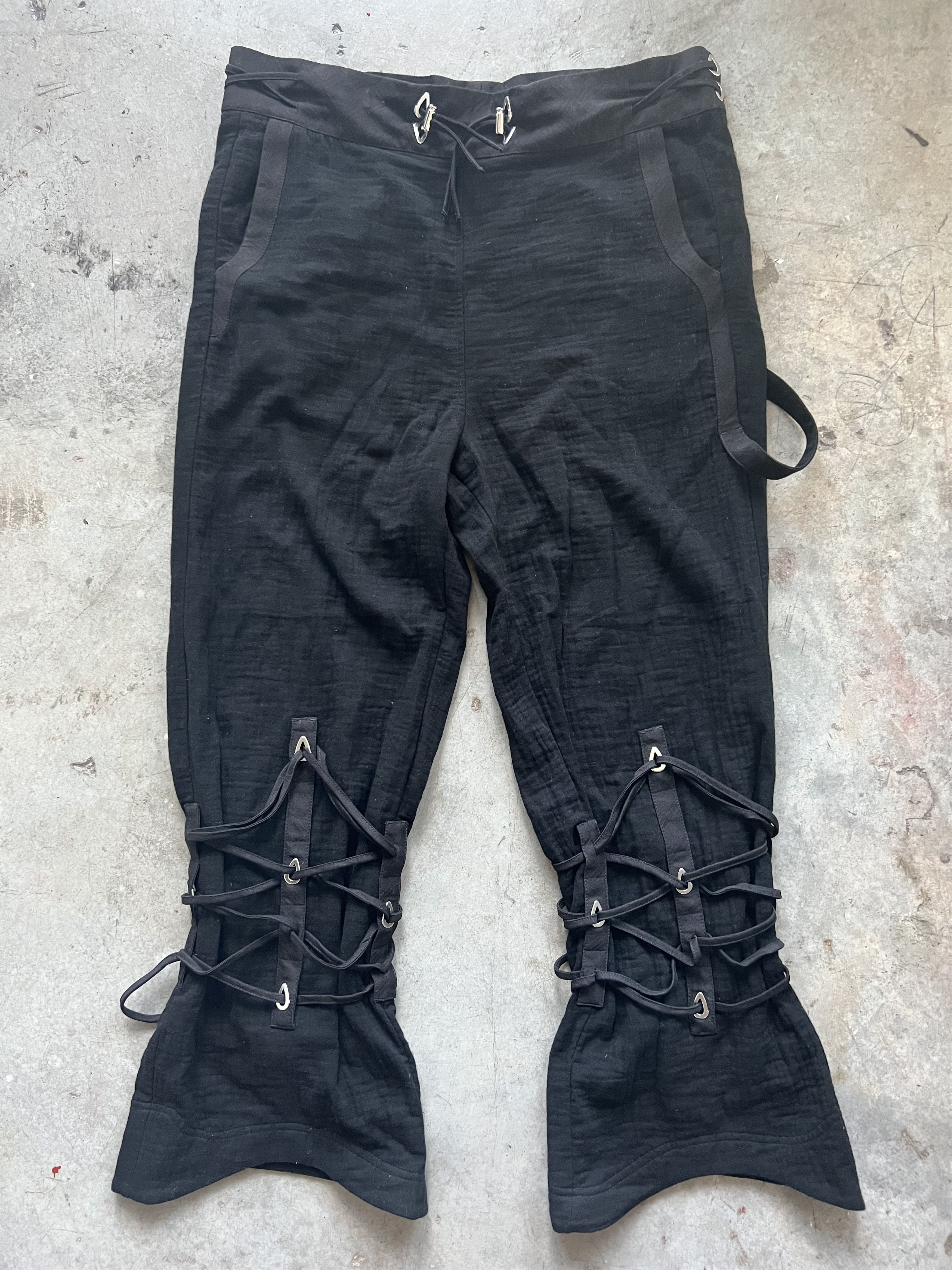 Kiko Kostadinov Black Frederick Cord Trousers AW21 | Grailed