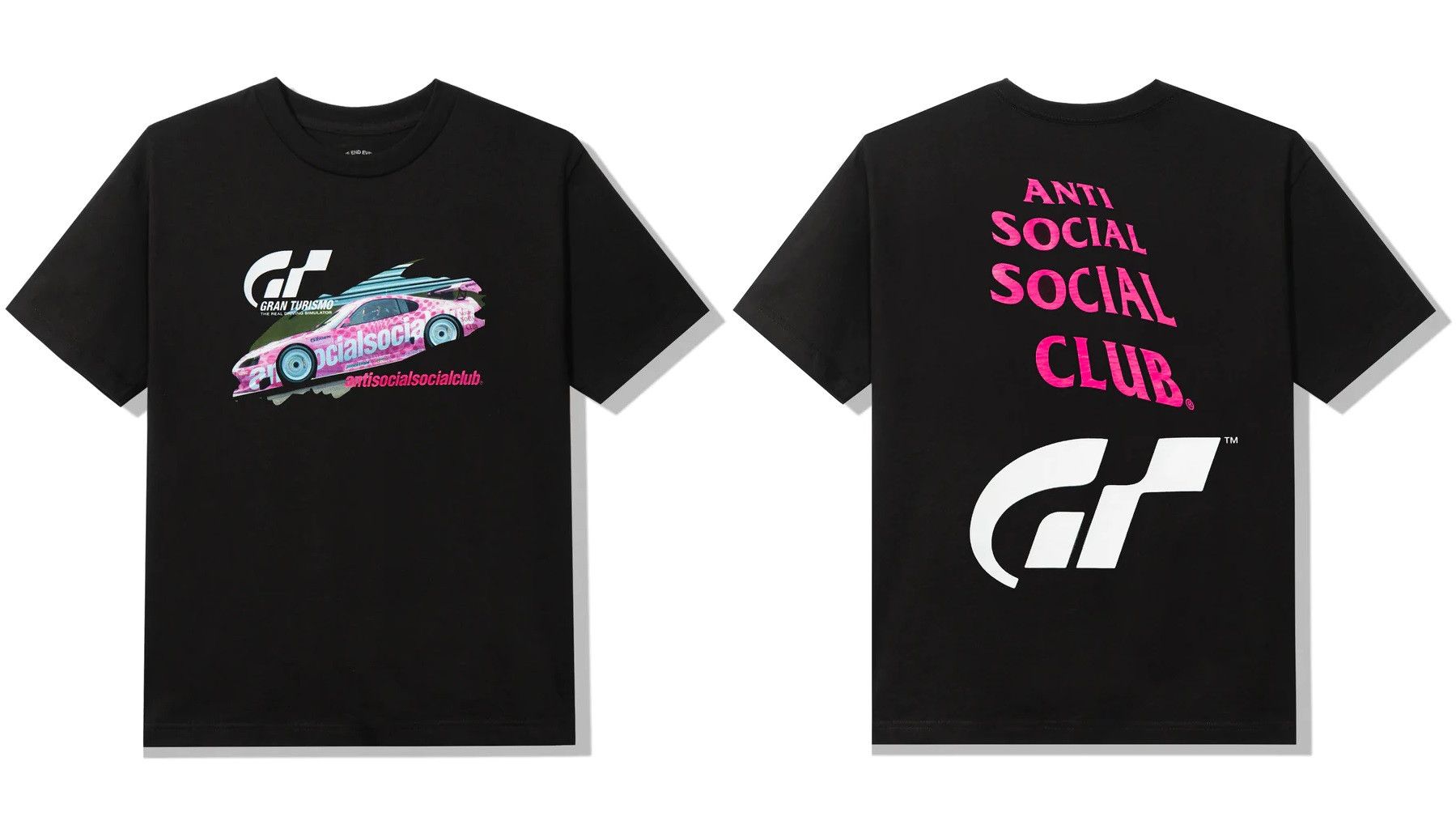 DS Gran Turismo x ASSC Black GT500 Tee BAPE FTP FOG CDG KITH