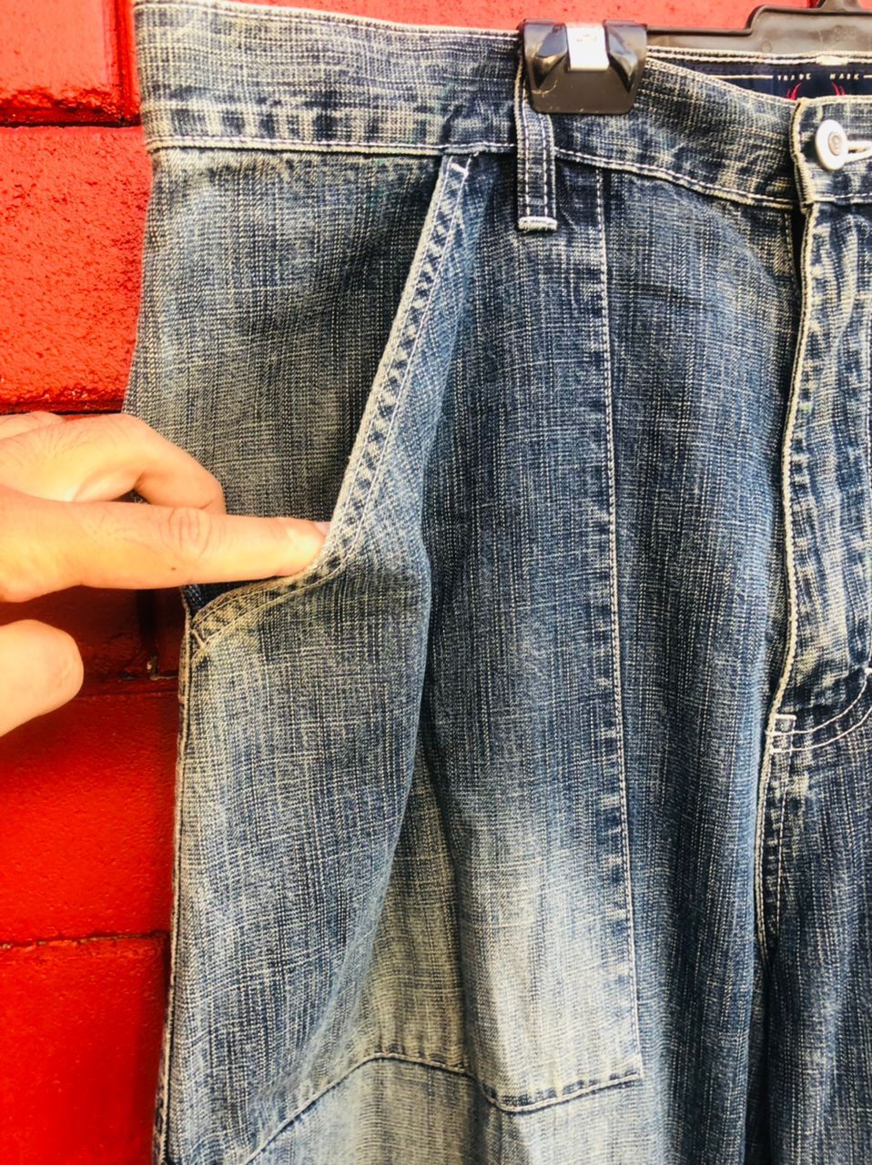 Japanese Brand Vintage Phat Farm Hip Hop Designer Fashion Style Denim Size US 36 / EU 52 - 6 Thumbnail