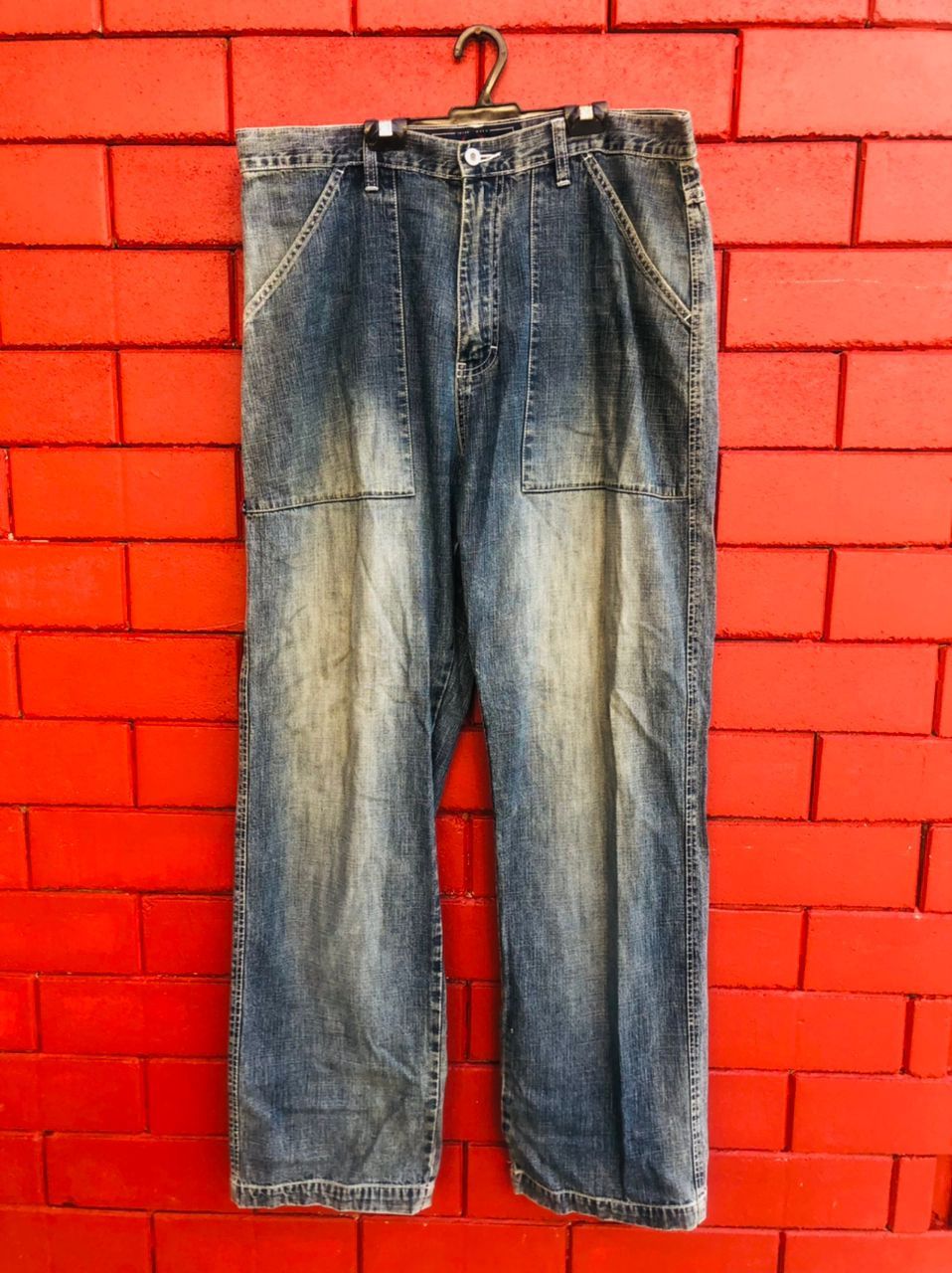 Japanese Brand Vintage Phat Farm Hip Hop Designer Fashion Style Denim Size US 36 / EU 52 - 1 Thumbnail