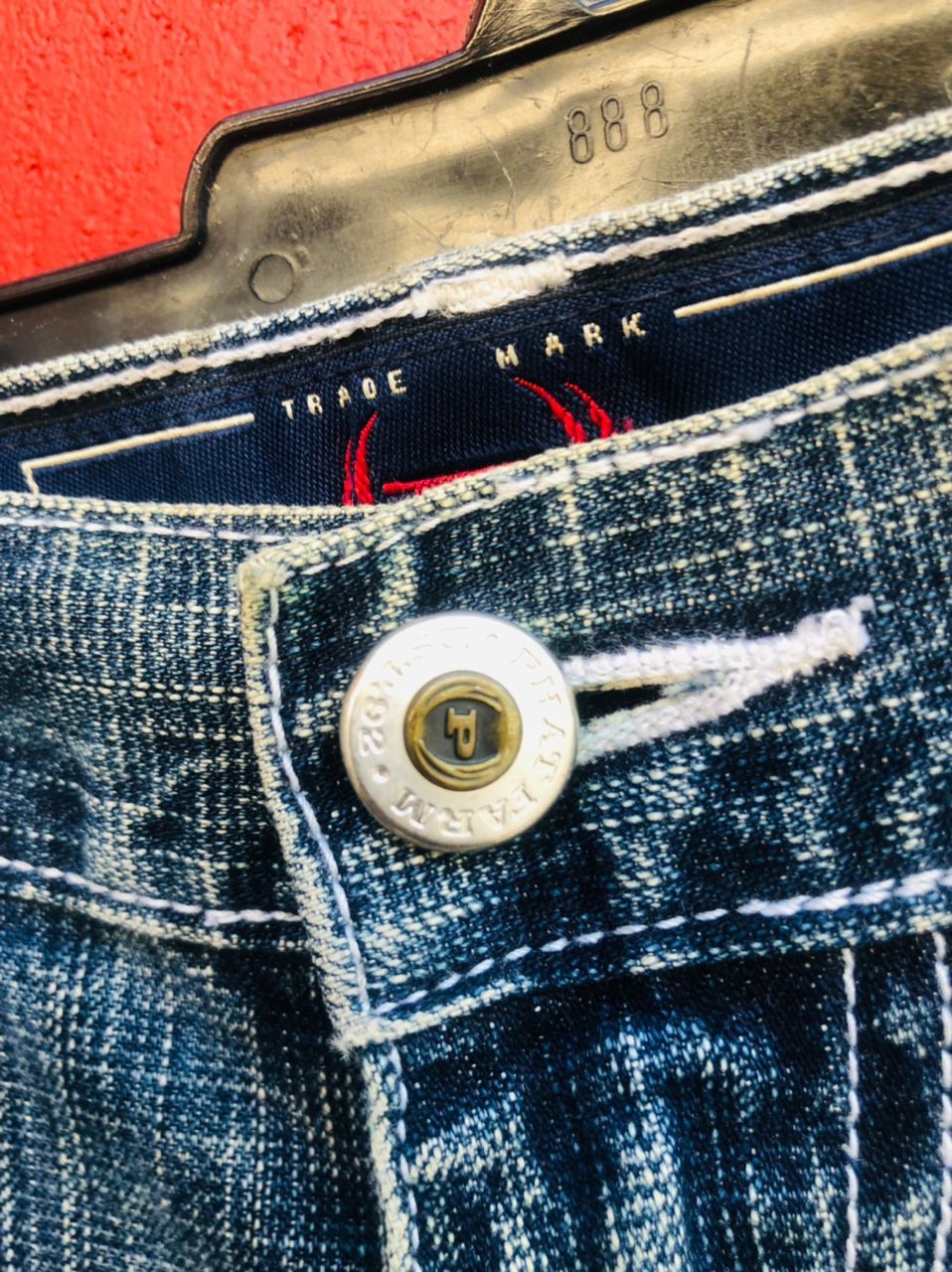 Japanese Brand Vintage Phat Farm Hip Hop Designer Fashion Style Denim Size US 36 / EU 52 - 7 Thumbnail