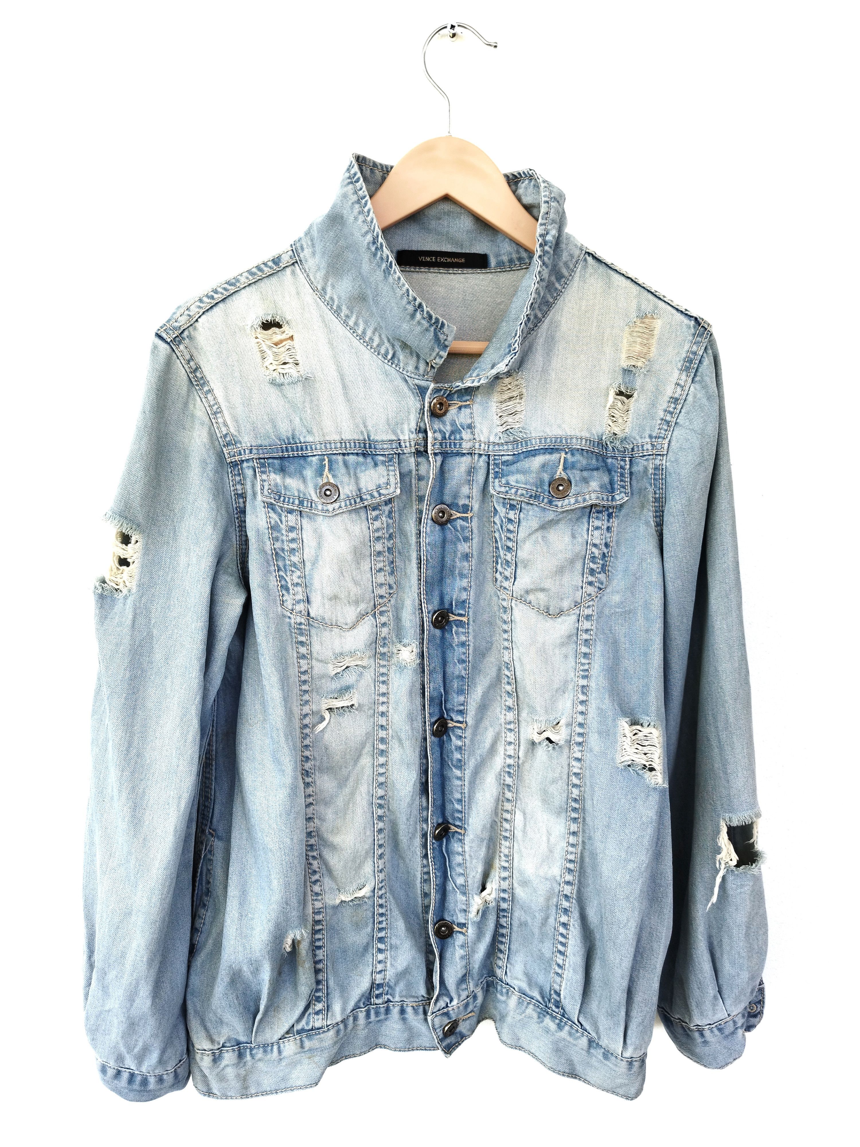 Armani Exchange Venice Exchange jacket distressed Size US S / EU 44-46 / 1 - 1 Thumbnail
