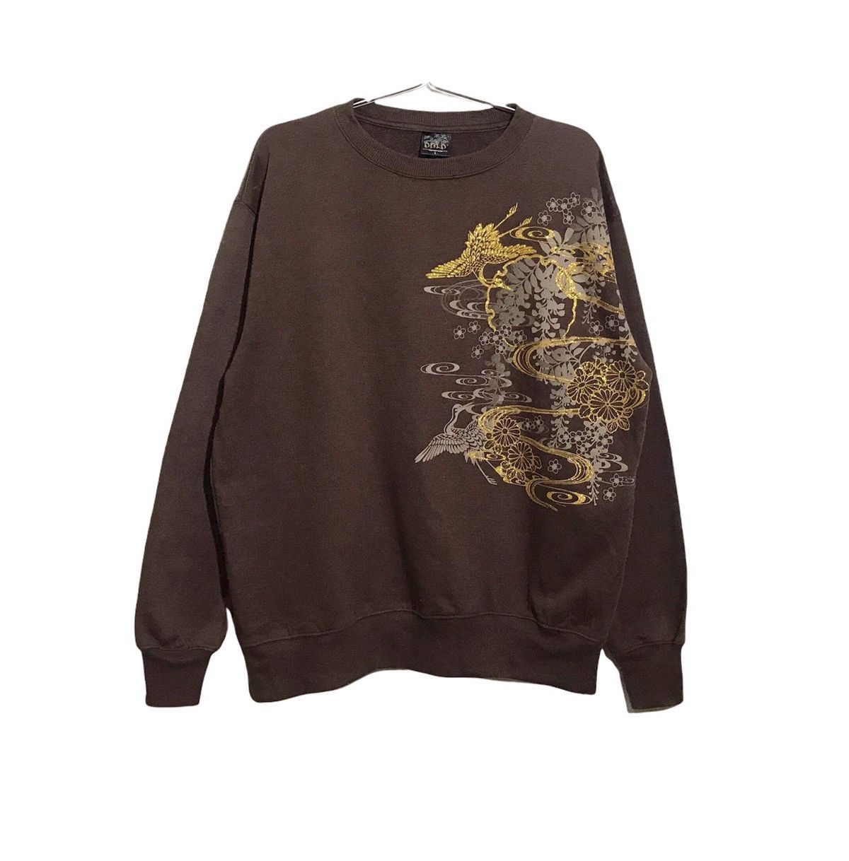 Oblo japanese sukajan Crewneck Sweatshirt Pullover Jumper L