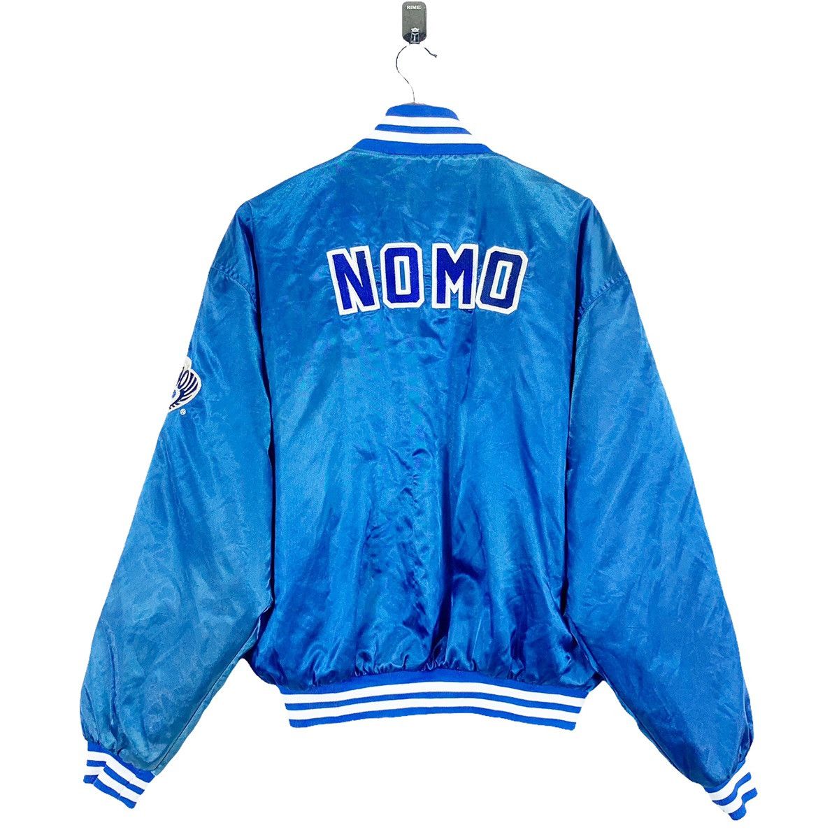MLB Vintage NOMO Dodgers MLB Sportswear Satin Varsity Jacket Size US M / EU 48-50 / 2 - 14 Thumbnail